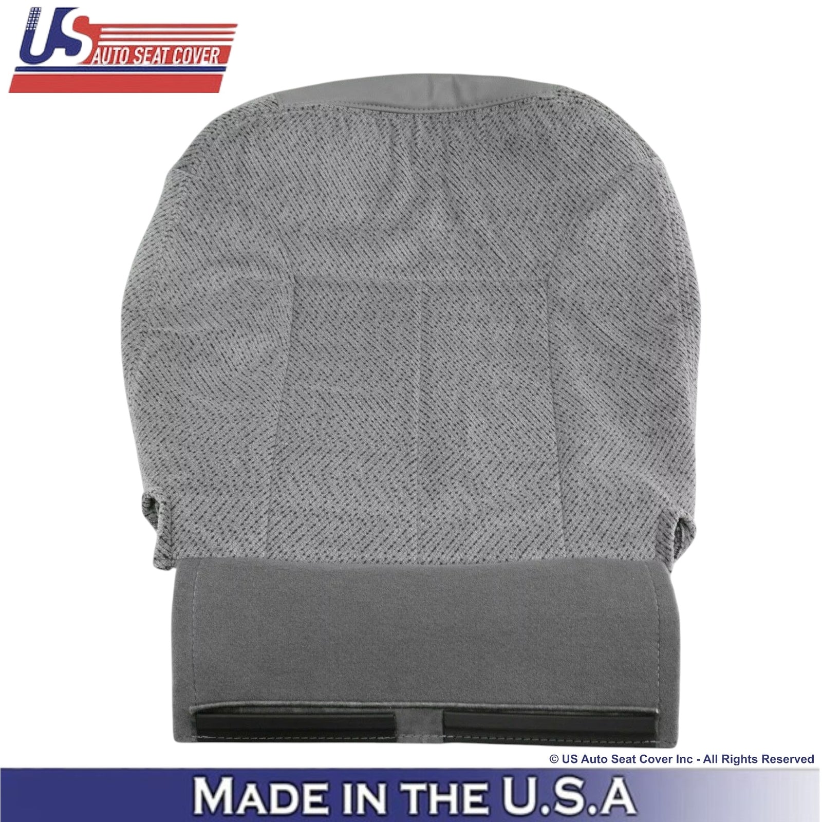 1995-999 For Chevy Silverado 1500 2500 3500 Cloth Drive Bottom Seat Cover Gray