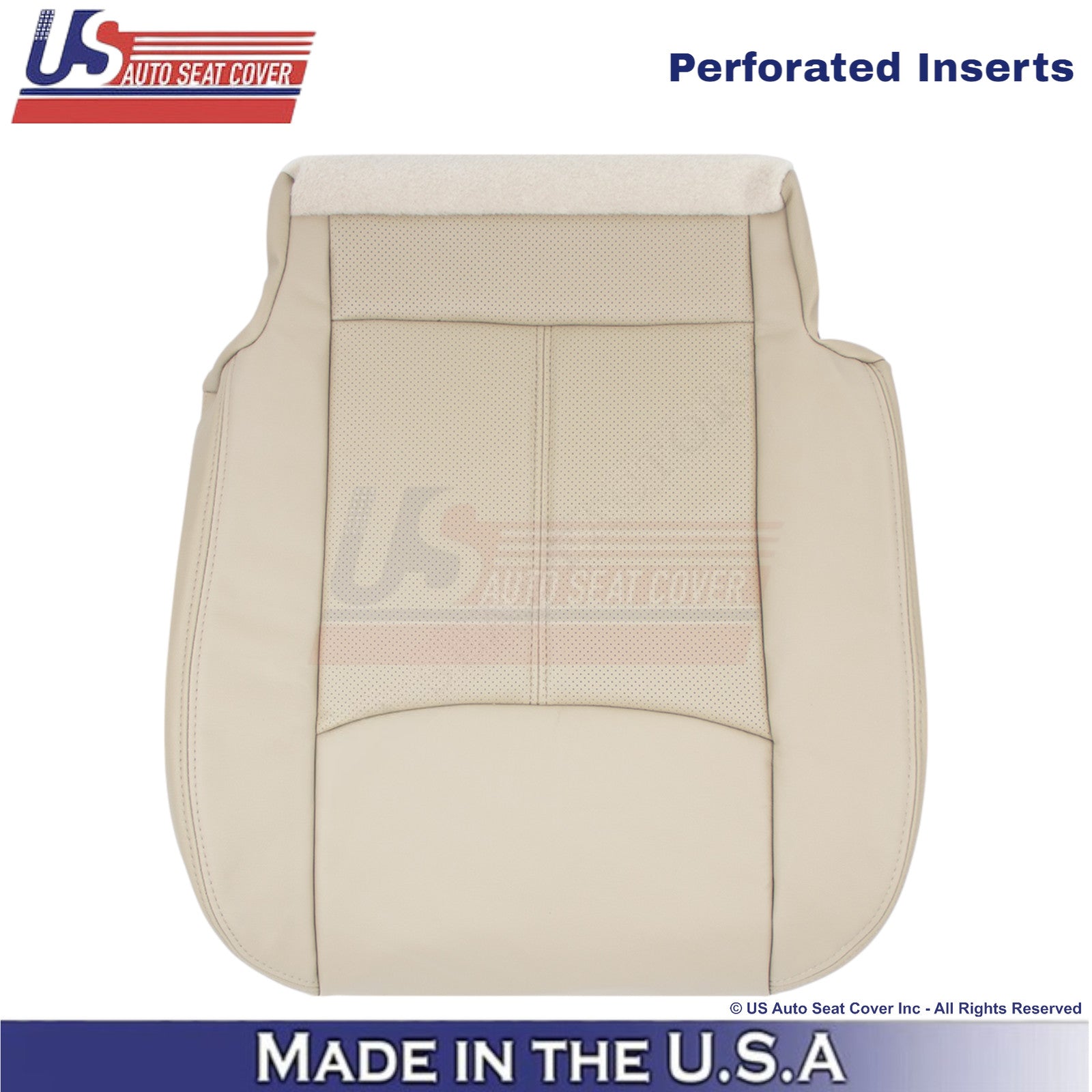 2013-2020 For Nissan Pathfinder Leather Driver Bottom Replacement Cover Almond