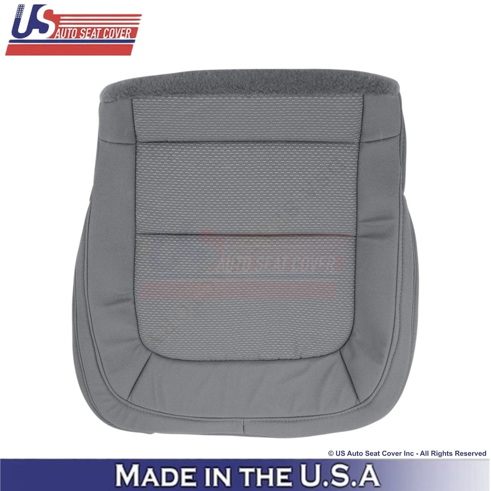 2015-2022 For Chevrolet Colorado Cloth Front Replacement Covers Dark Ash Gray