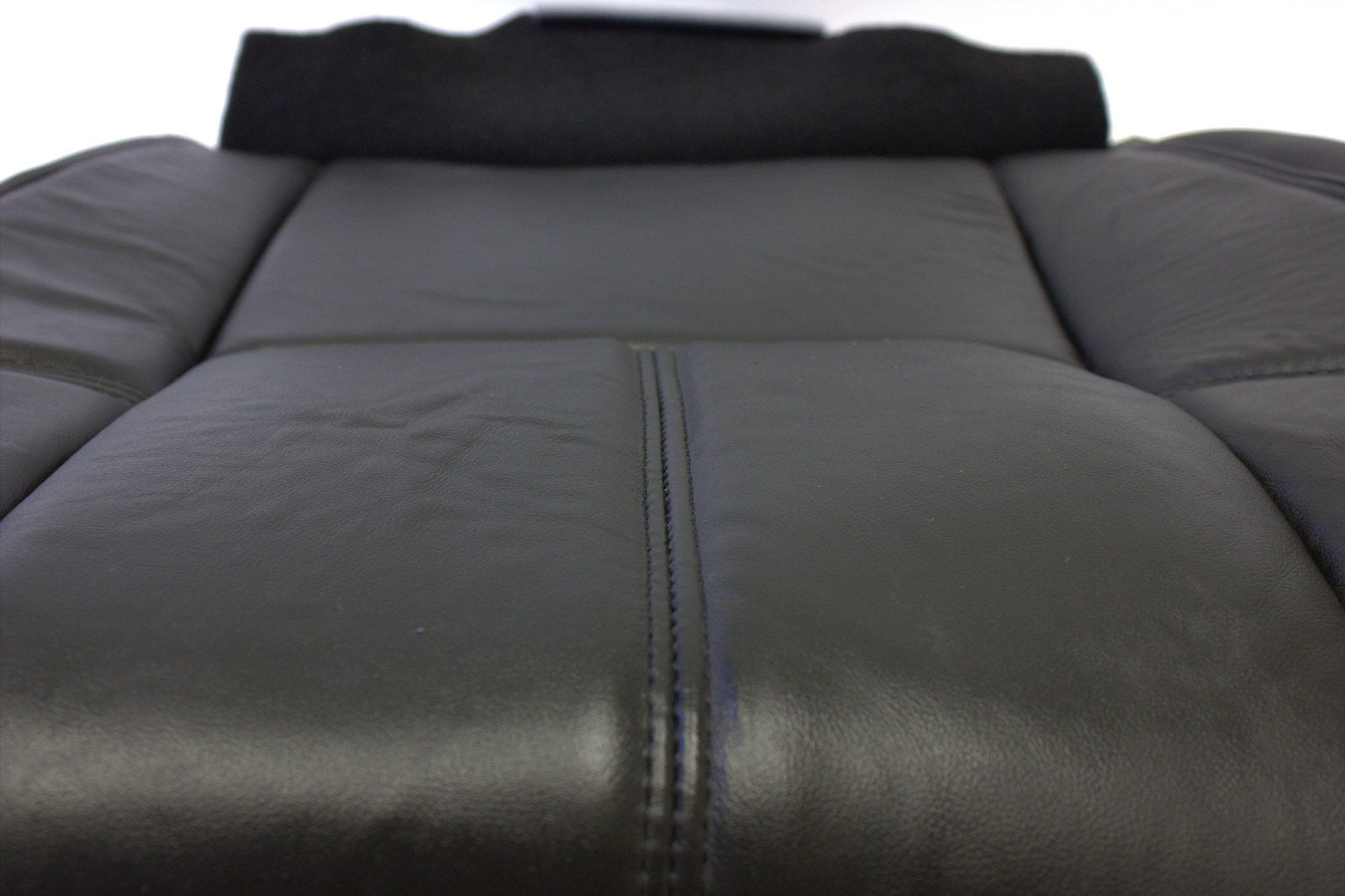 2007 to 2009 GMC Yukon Denali passenger Side Bottom Leather Seat Cover Black