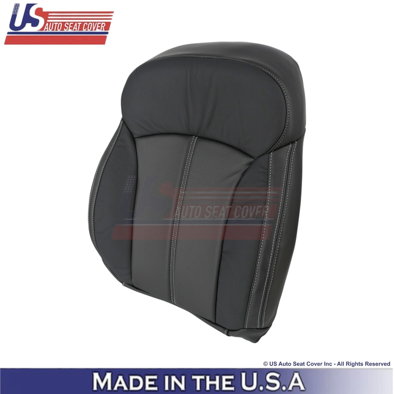 2017-2018 Fits Subaru Forester Touring Leather Front Replacement Covers Black