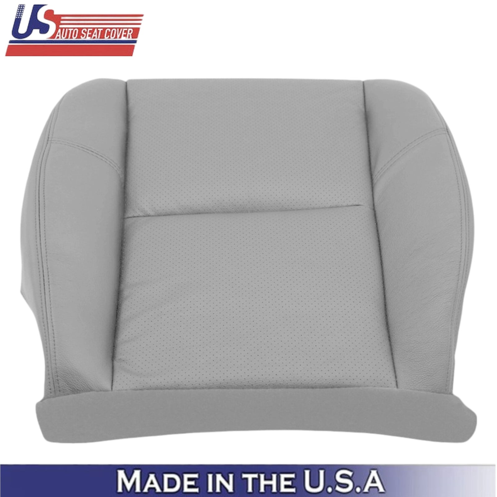 2009-2014 For GMC Sierra Denali Leatherette Front Bottom Covers Light Titanium