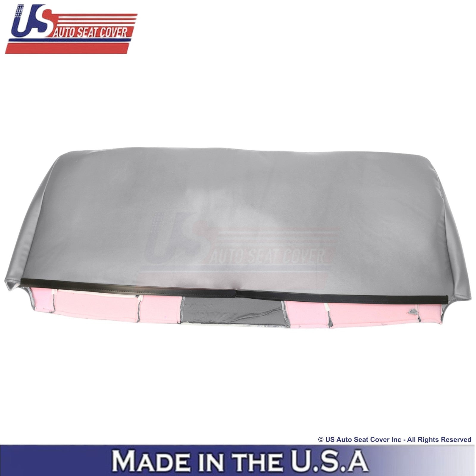 2003-2007 For Ford F250 F350 Lariat Leather Perf Rear Bench Bottom Cover Gray