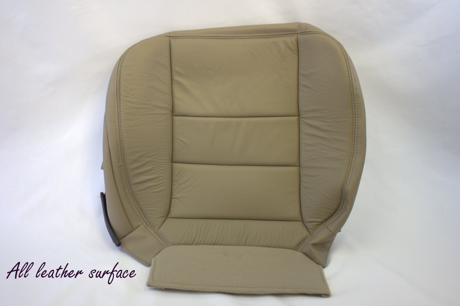 2002 to 2007 For Ford F350 Lariat EXTENDEDCAB PASSENGER Bottom Leather Cover Tan