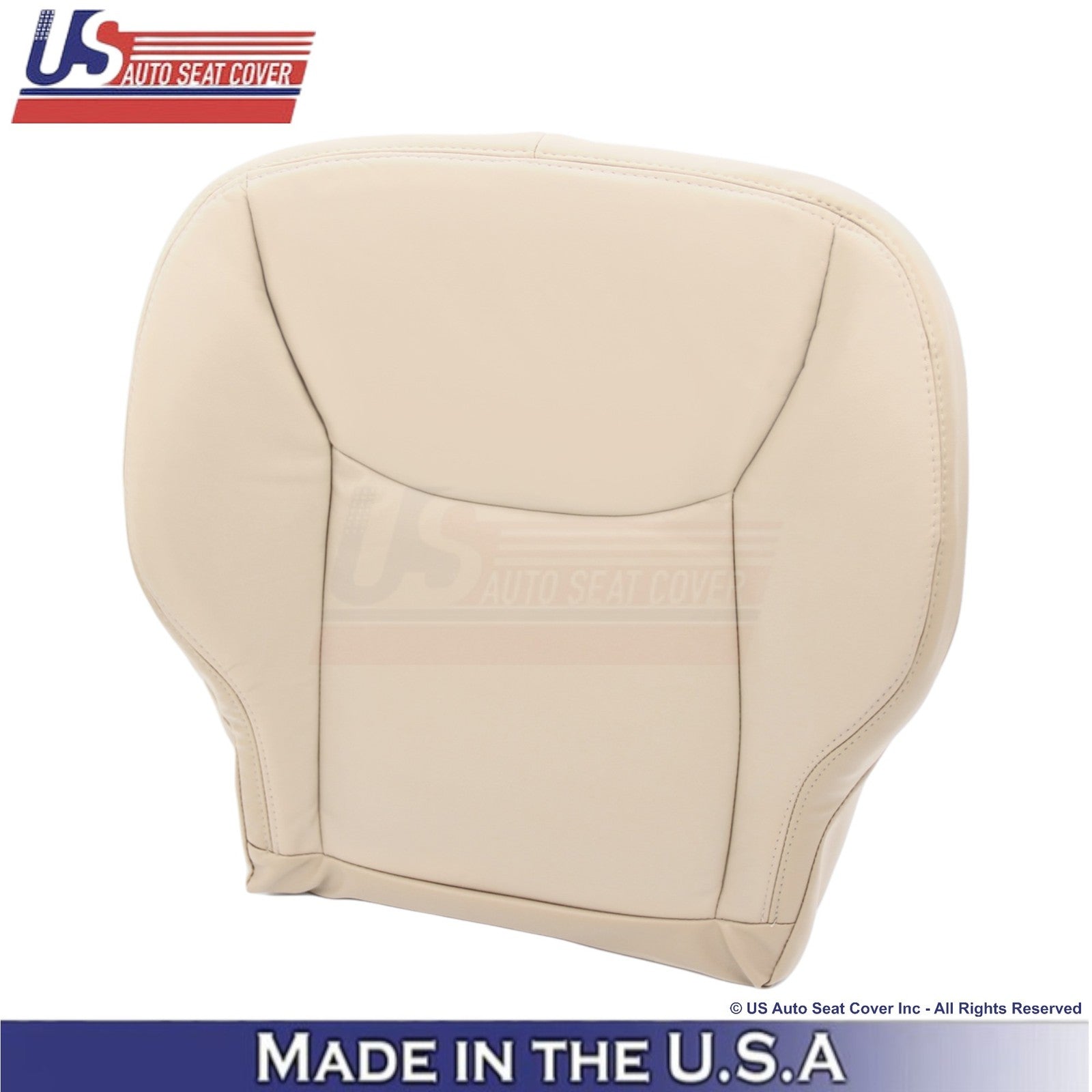 2003-2006 Fits Mercedes-Benz S-Class Leatherette Driver Bottom Seat Cover Pebble