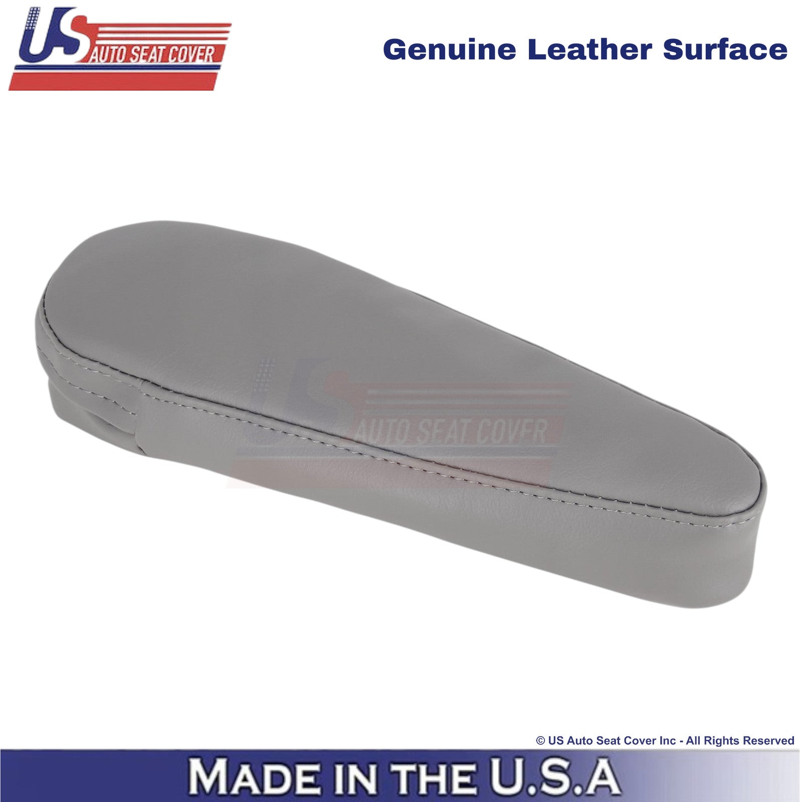 2001-2007 Fits Toyota Sequoia Genuine Leather Driver Armrest Cover Charcoal