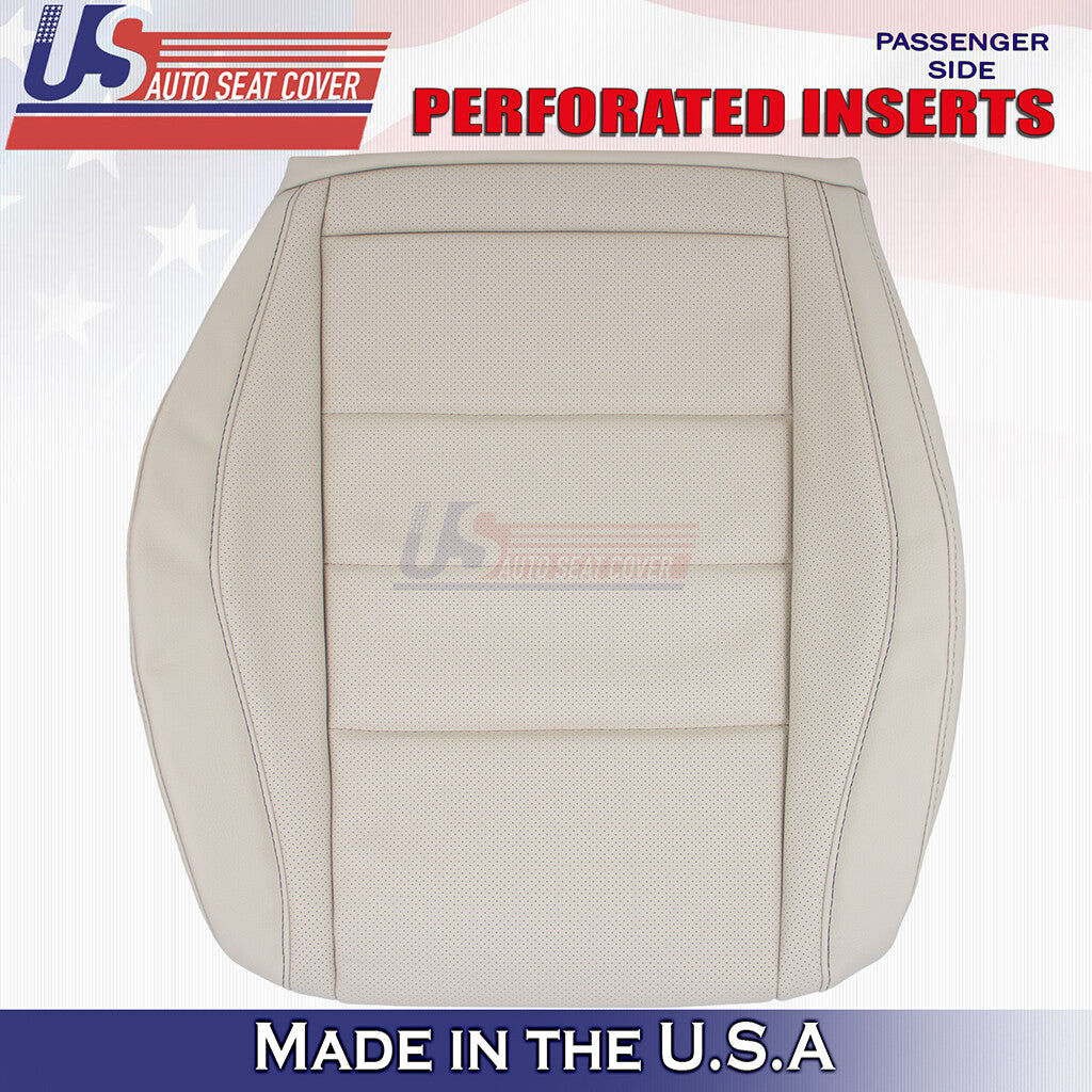 2020-2025 For Mercedes Benz GLE350 Leatherette Passenger Bottom Seat Cover Tan