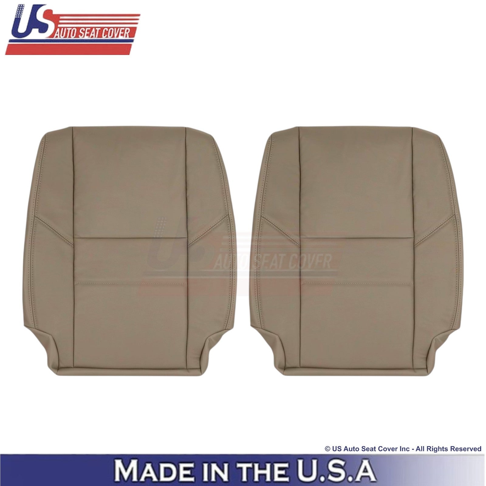 2001-2007 For Toyota Sequoia Leatherette Front Top Replacement Covers Charcoal