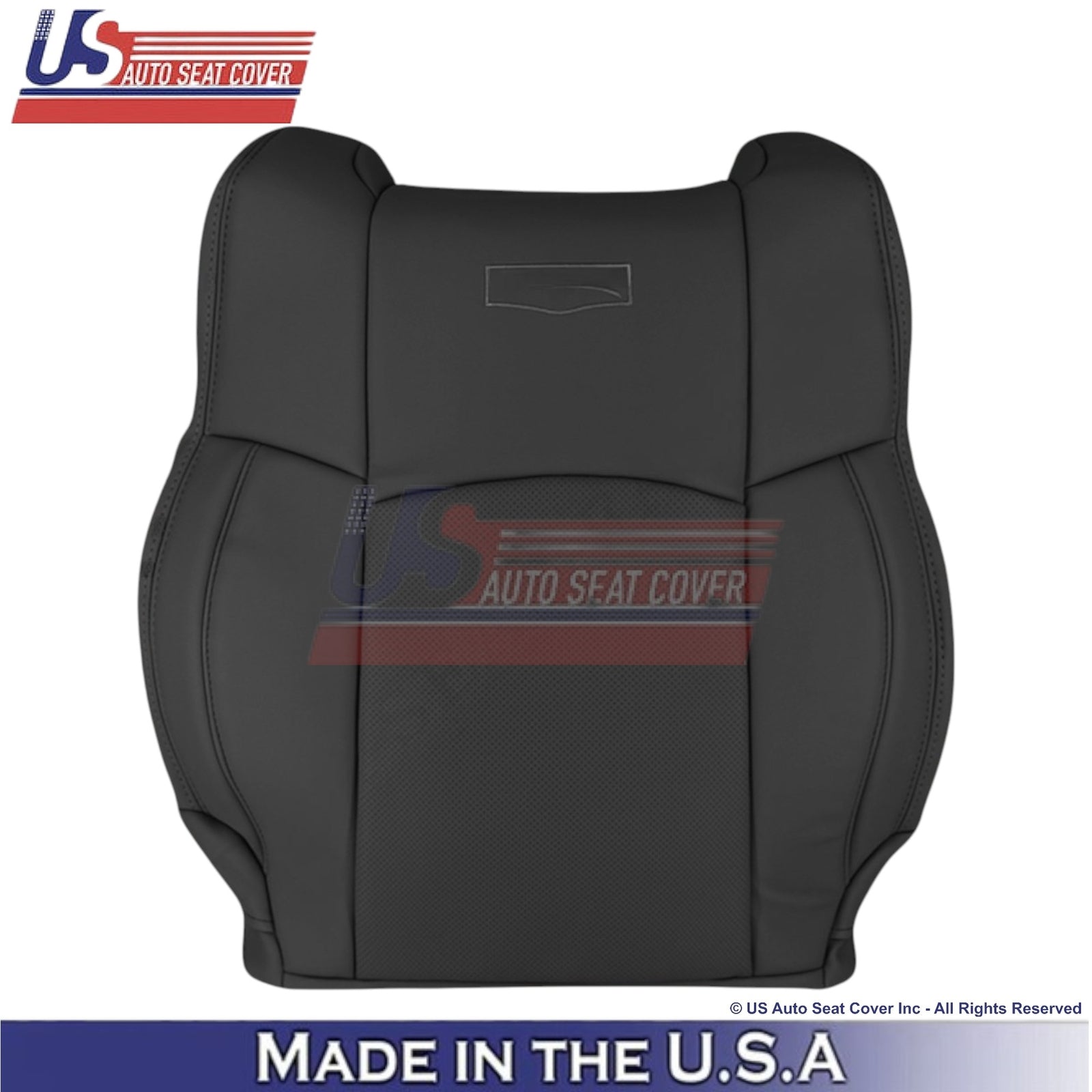 2013-2018 For Dodge Ram 1500 2500 Laramie Leatherette Front Seat Covers Black