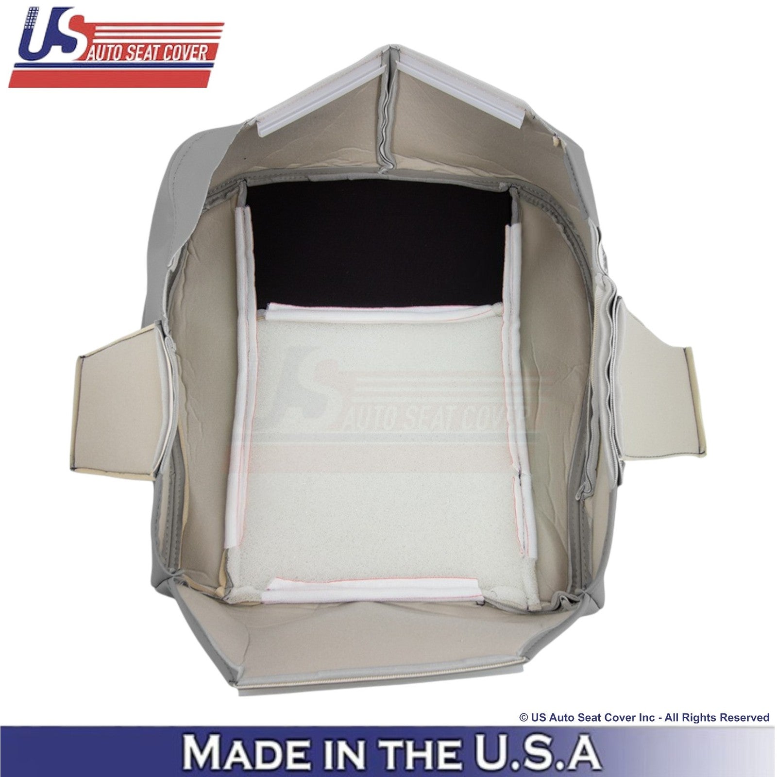 2003-2007 Fits Cadillac CTS Leather Driver Bottom OEM Replacement Cover Gray
