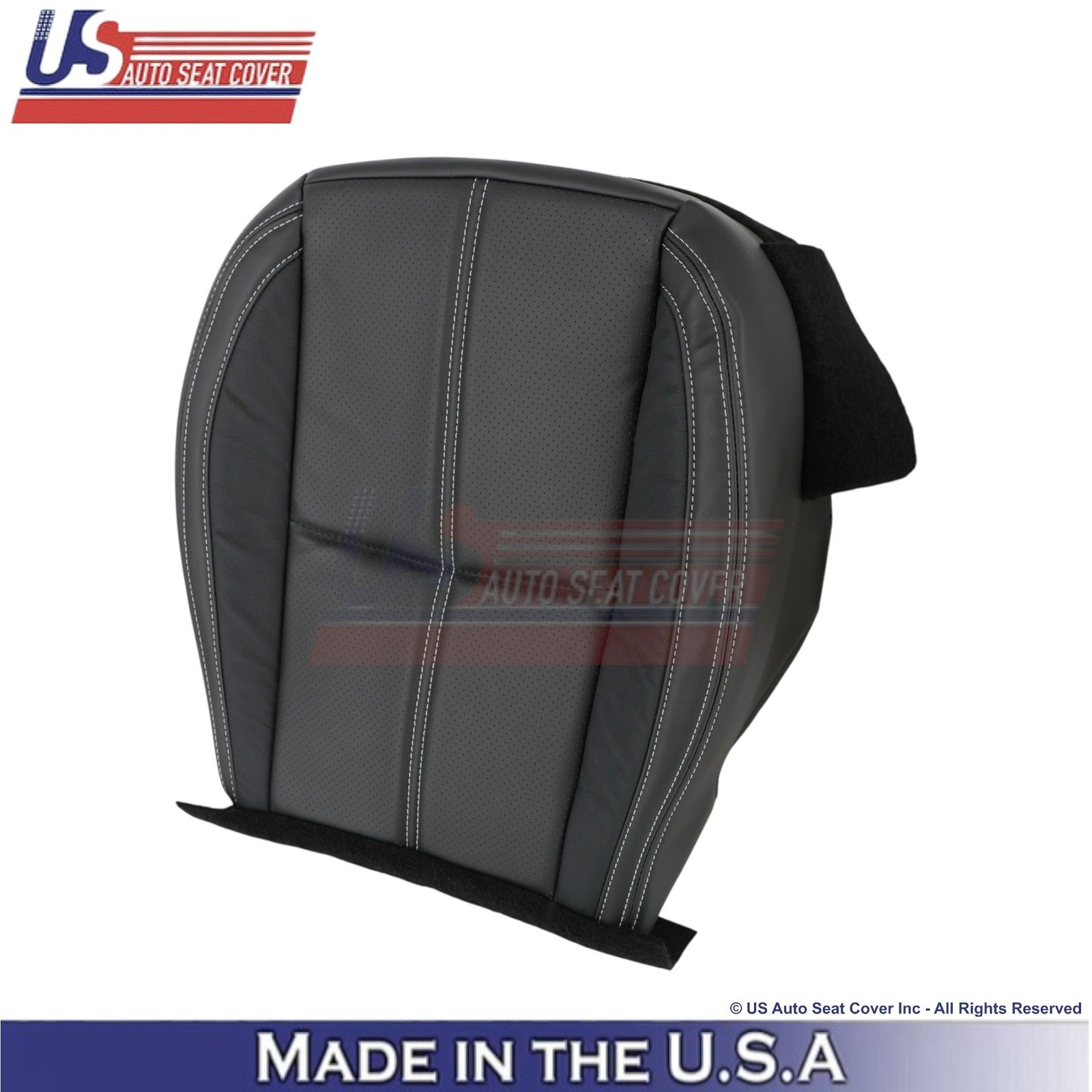 2017-2018 Fits Subaru Forester Touring Genuine Leather Bottom Seat Covers Black