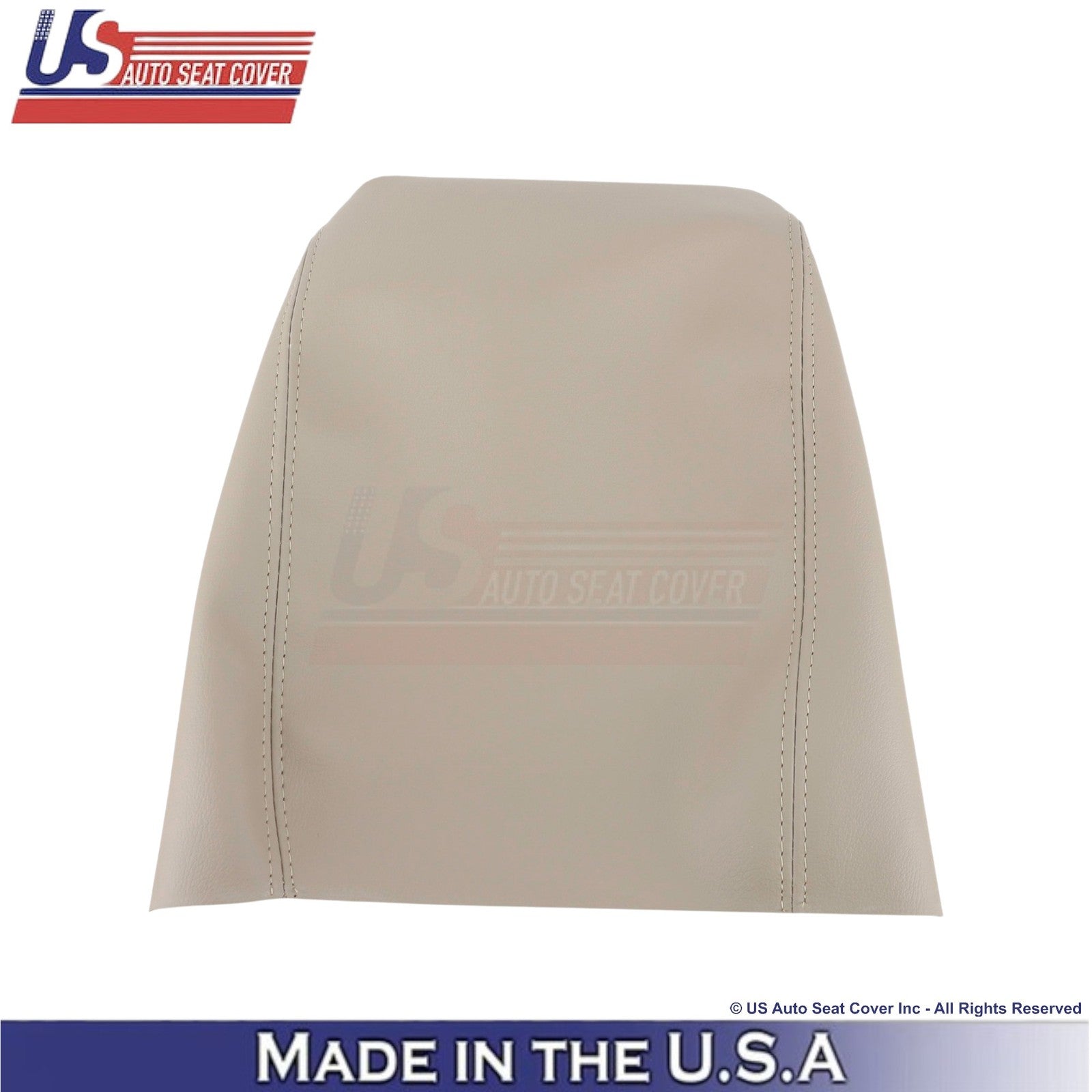 2004-2008 Fits Ford F-150 Genuine Leather Center Console Cover Camel Tan (Beige)