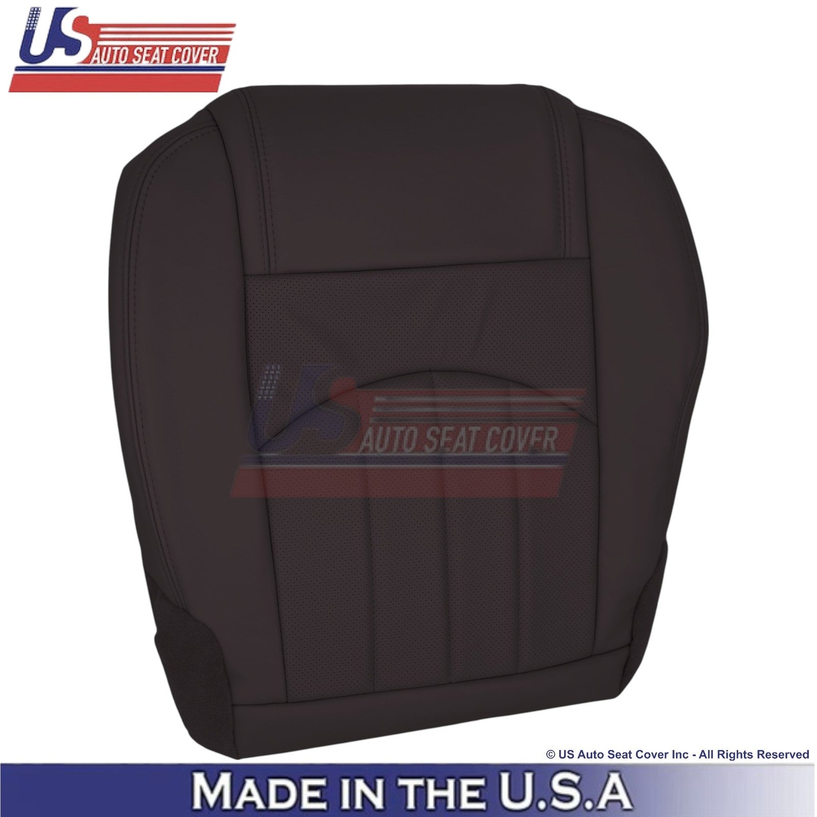 2013-2014 For Buick Enclave Leatherette Front Bottom Replacement Covers Cocoa