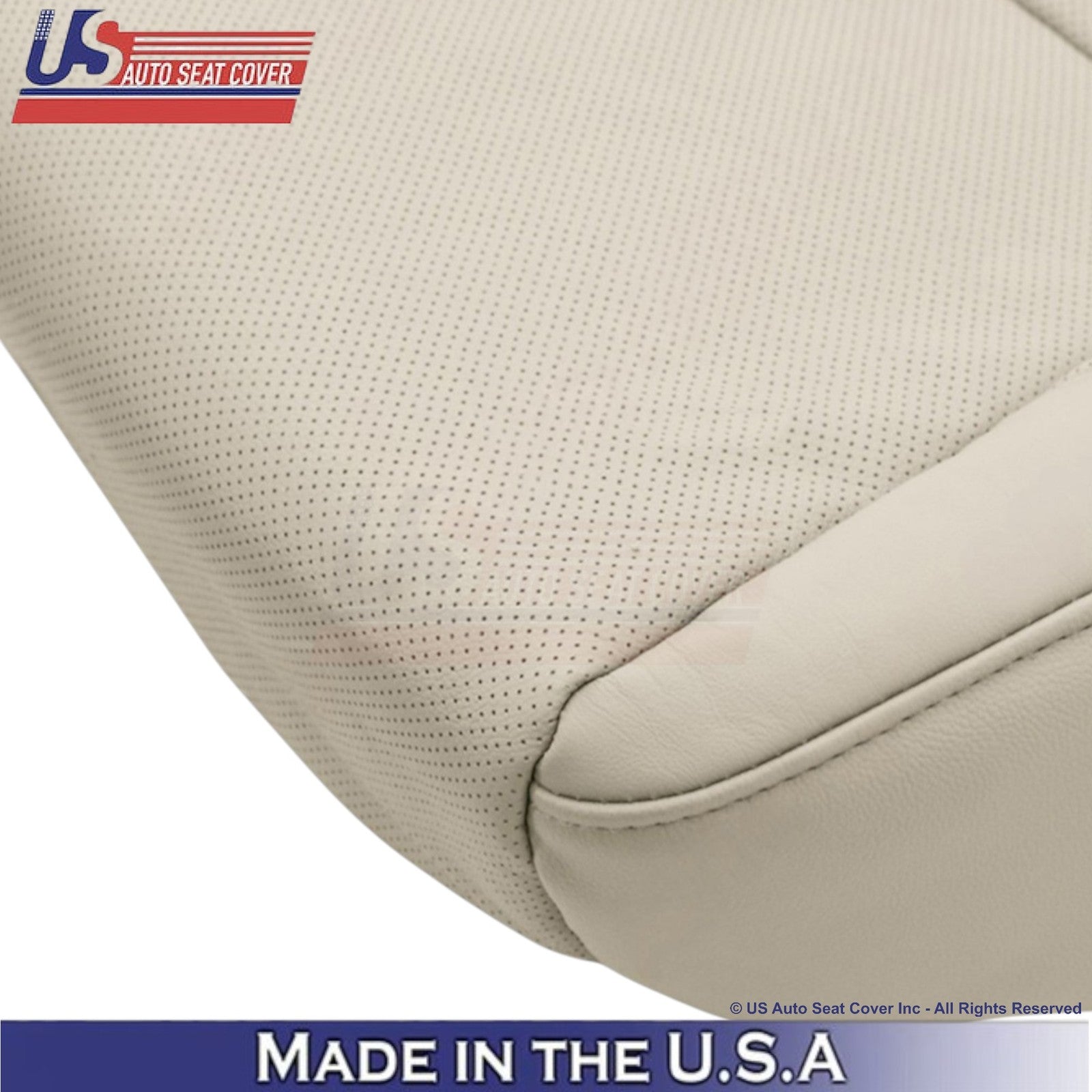 2007-2012 For Lexus ES350 Genuine Leather Driver Bottom Seat Cover Parchment Tan