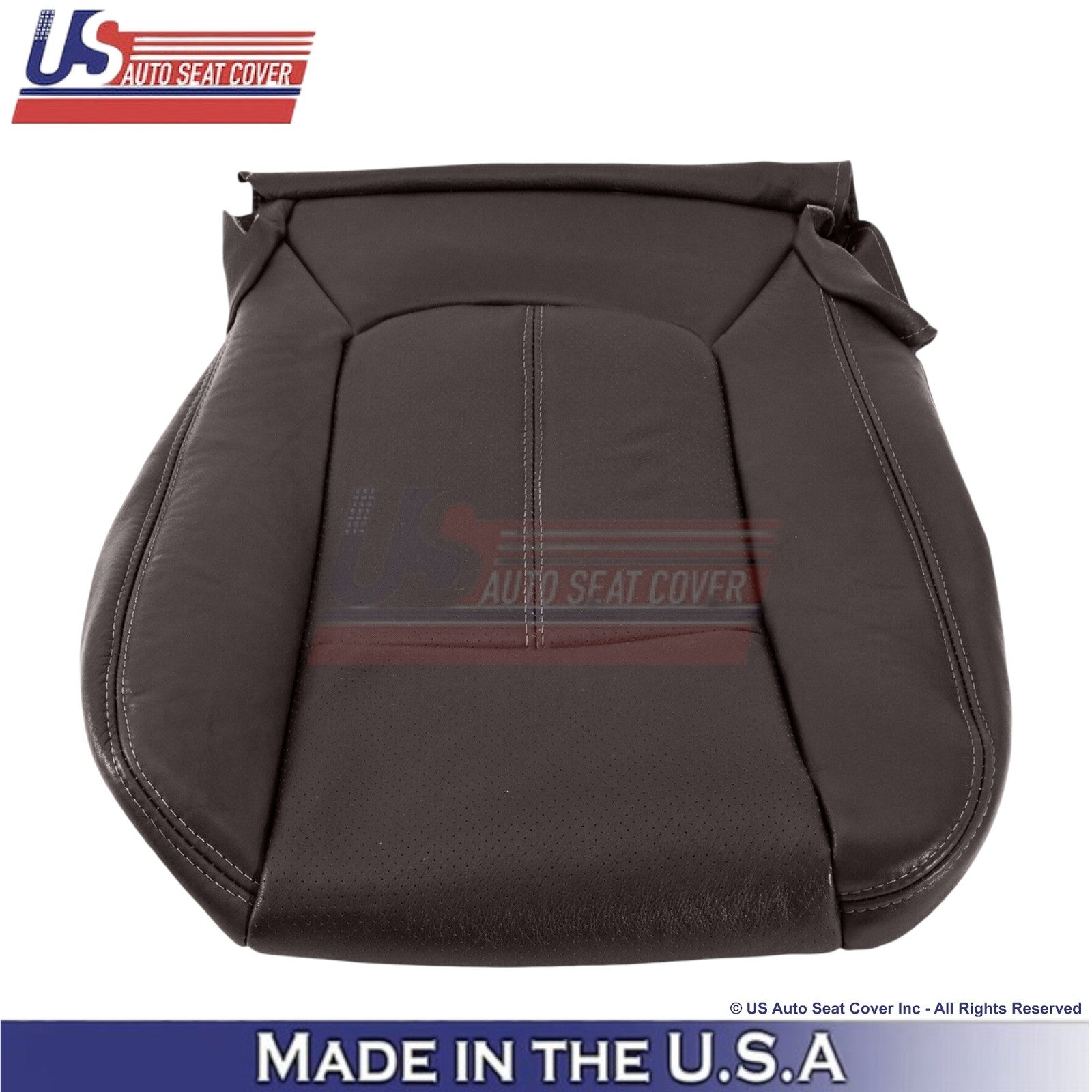 2015-2016 For Ford F250 F350 Genuine Leather Front Bottom Seat Covers Mesa Brown