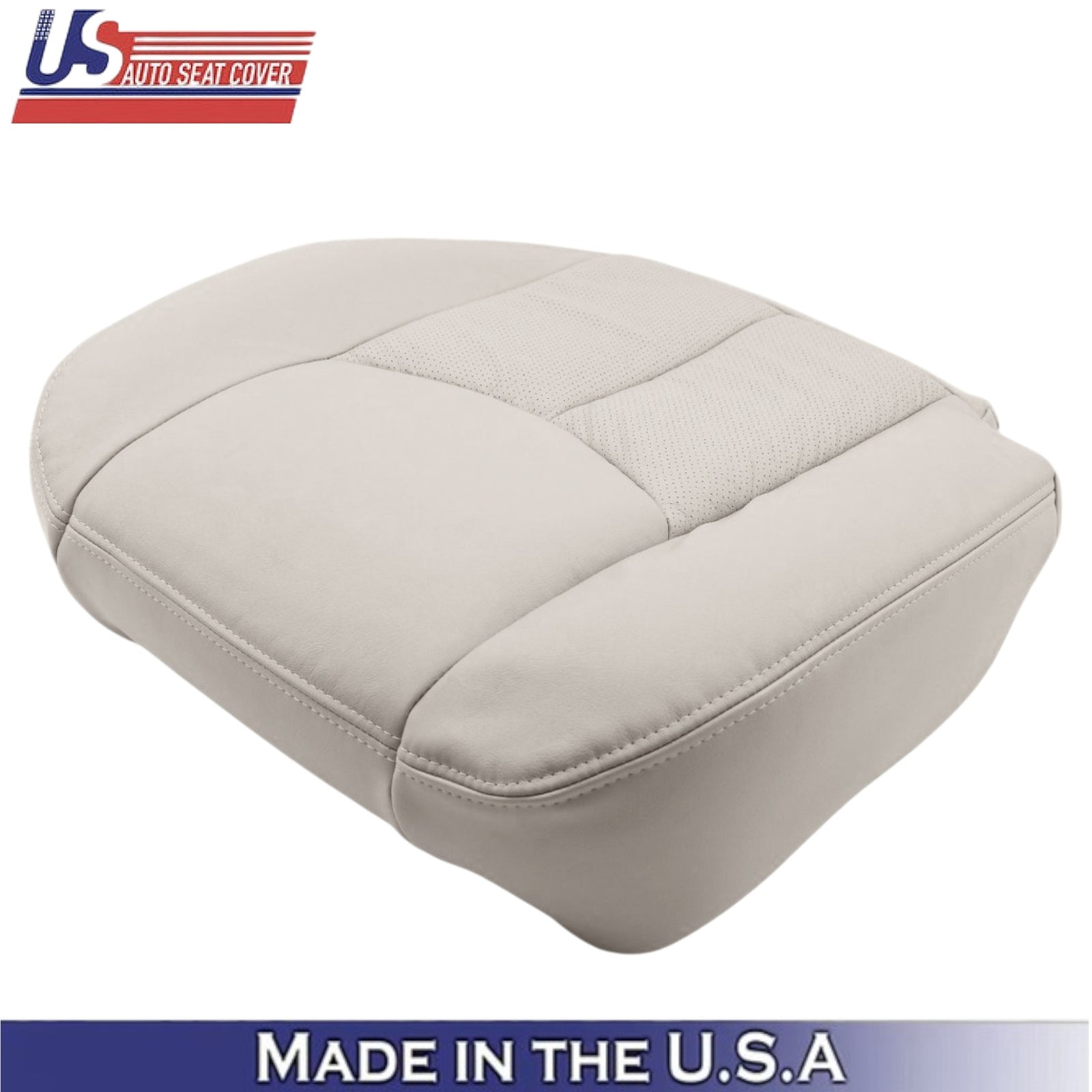 2003-2006 For Cadillac Escalade Genuine Leather Front Seat Covers Shale Neutral