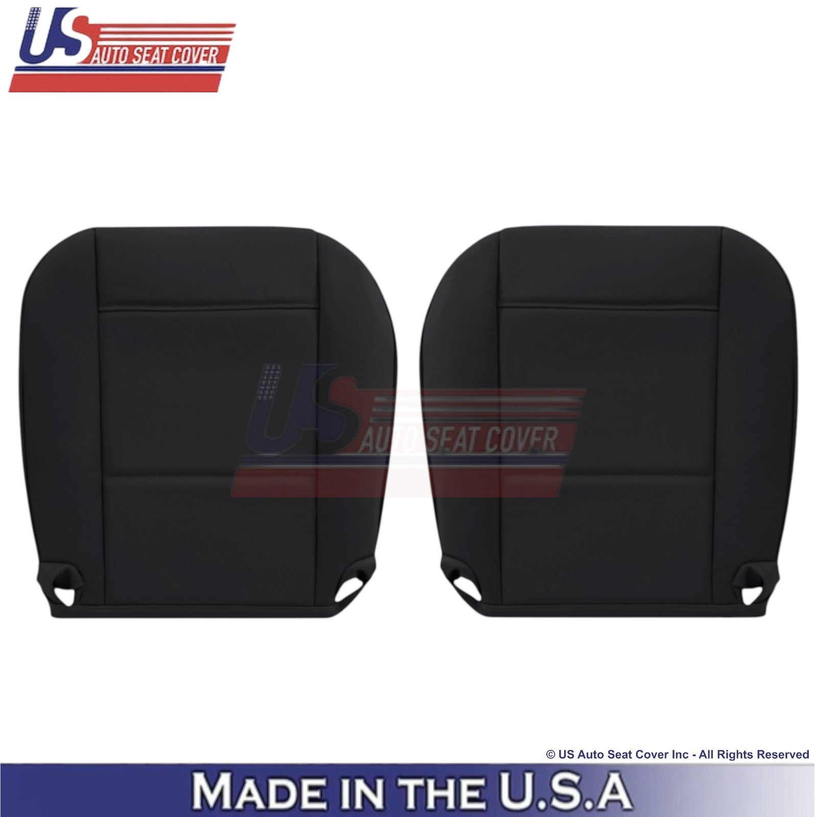 1998-2005 For BMW 3 Series E46 Leatherette Front Bottom Replacement Covers Black