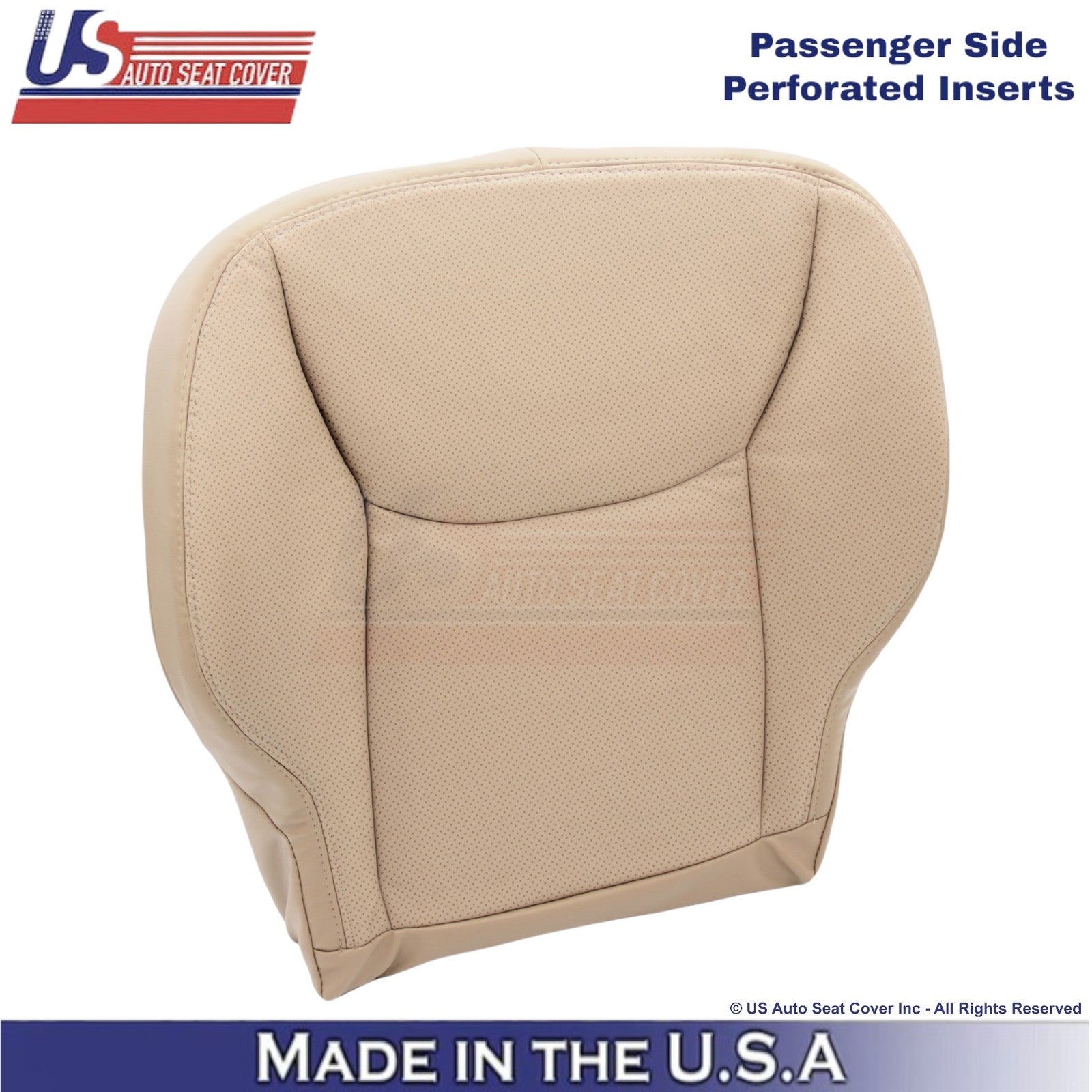 2002-2006 For Mercedes-Benz S-Class Leatherette Perf Passenger Bottom Cover Java