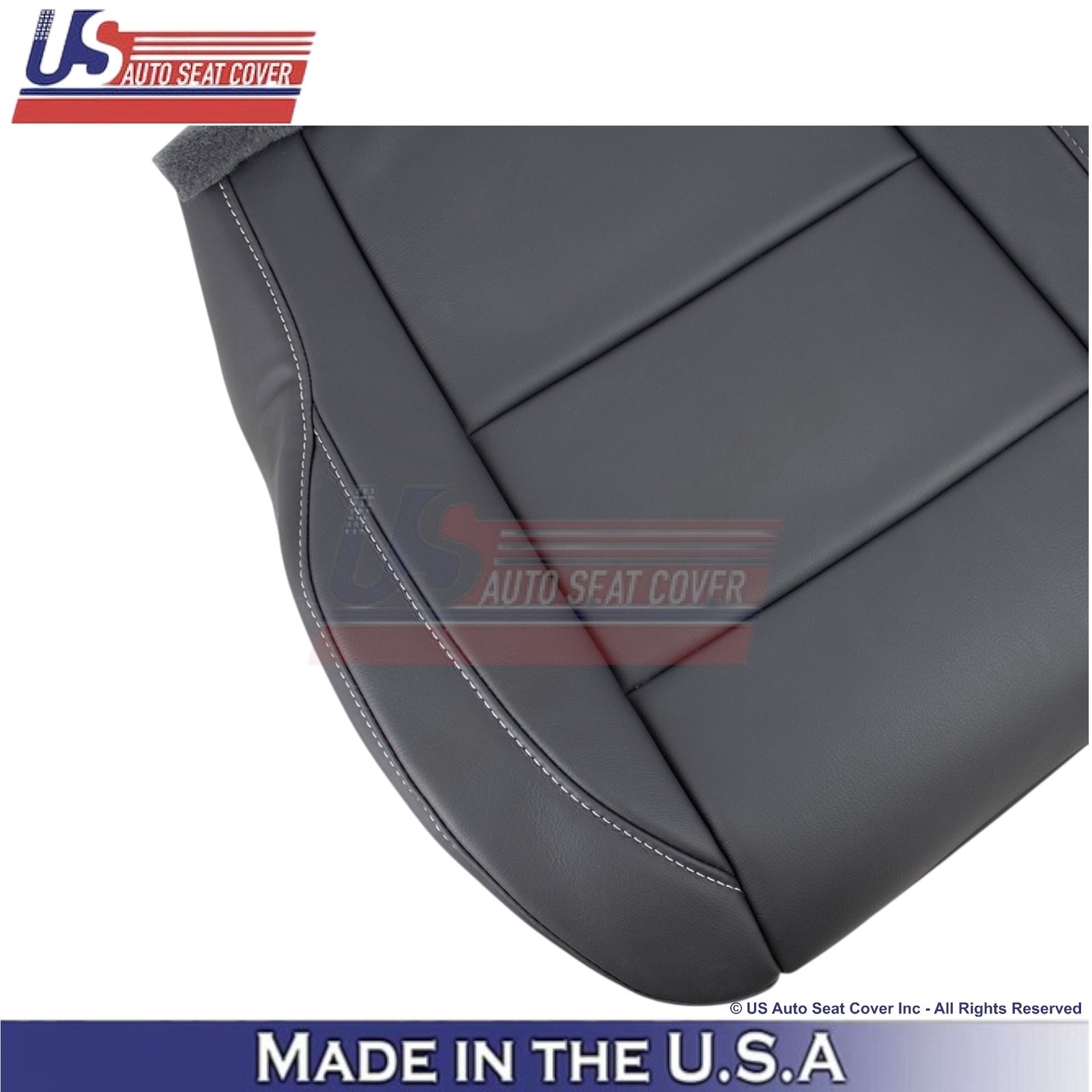 2010-2015 For Nissan Armada Platinum Genuine Leather Bottom Covers Dark Charcoal