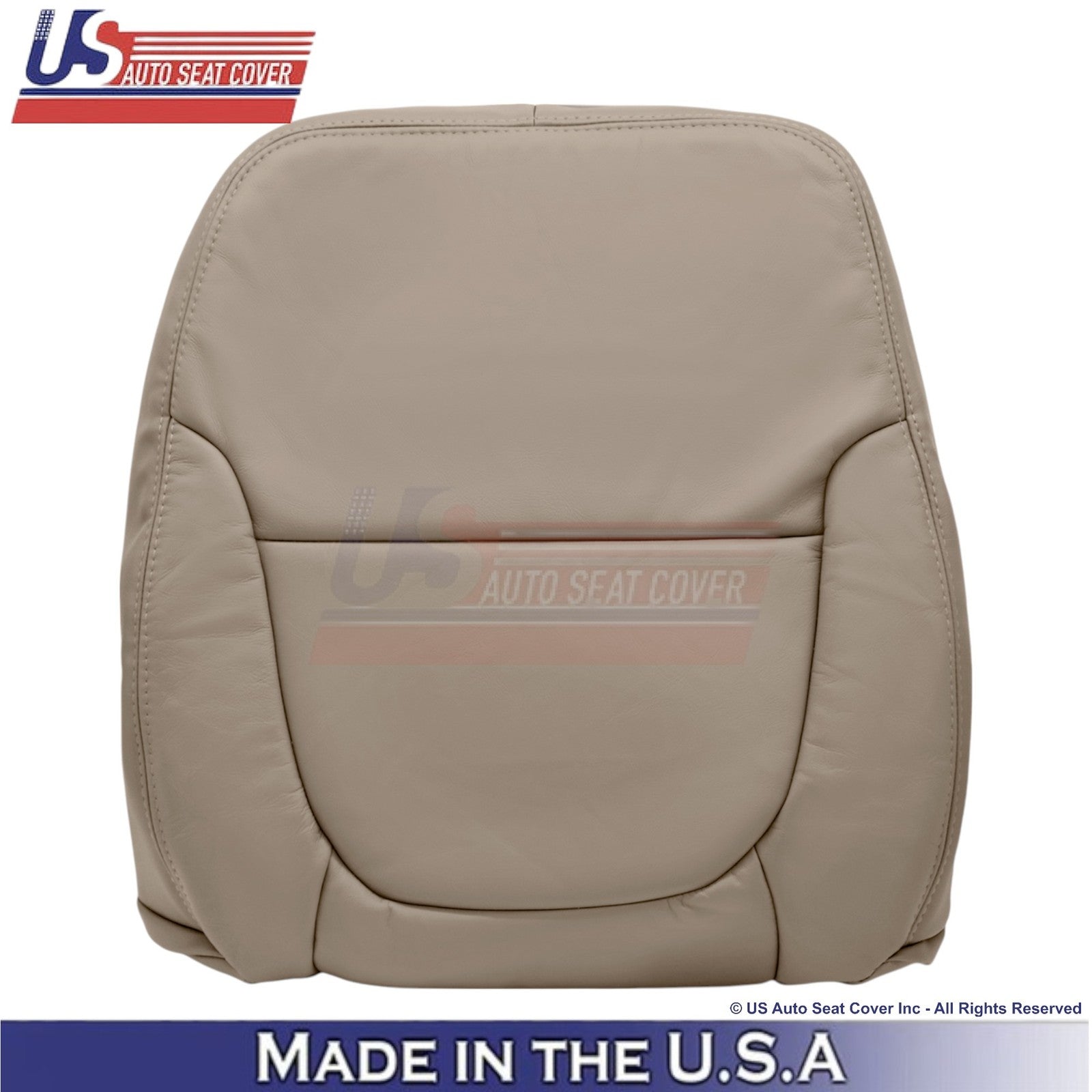 2001-2004 Fits Toyota Tundra Front Genuine Leather Replacement Seat Covers Oak