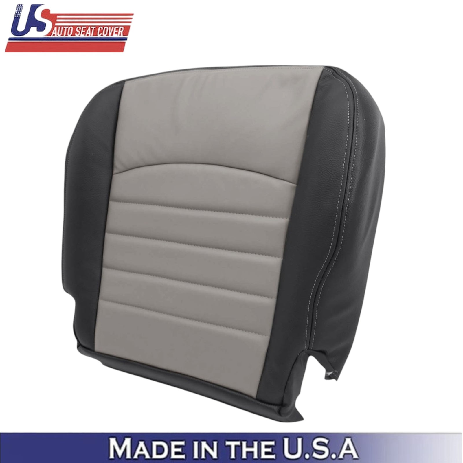 2009-2012 For Dodge Ram 1500 ST Leatherette Passenger Bottom Cover 2-Tone Gray