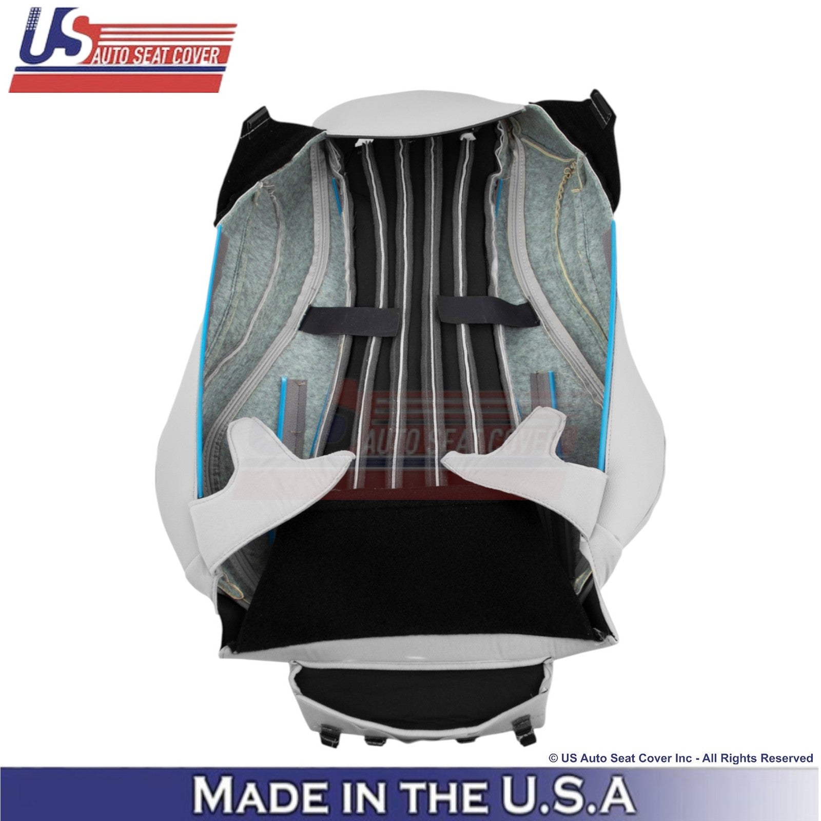 2019-2023 Fits Mercedes Benz E-Class Genuine Leather Driver Top Seat Cover White