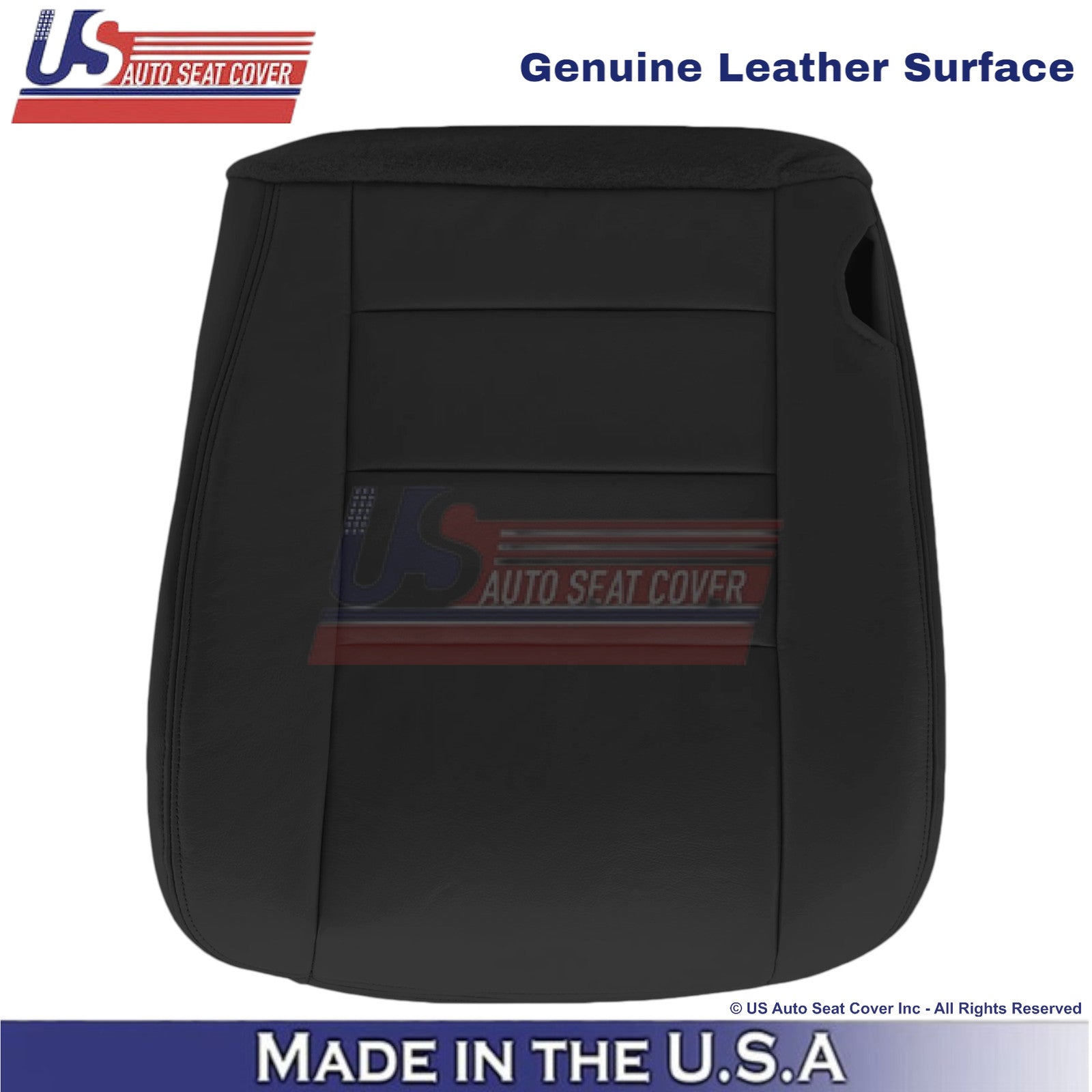 2004-2007 Fits Ford F250 F350 Lariat Leather Driver Bottom OEM Seat Cover Dark