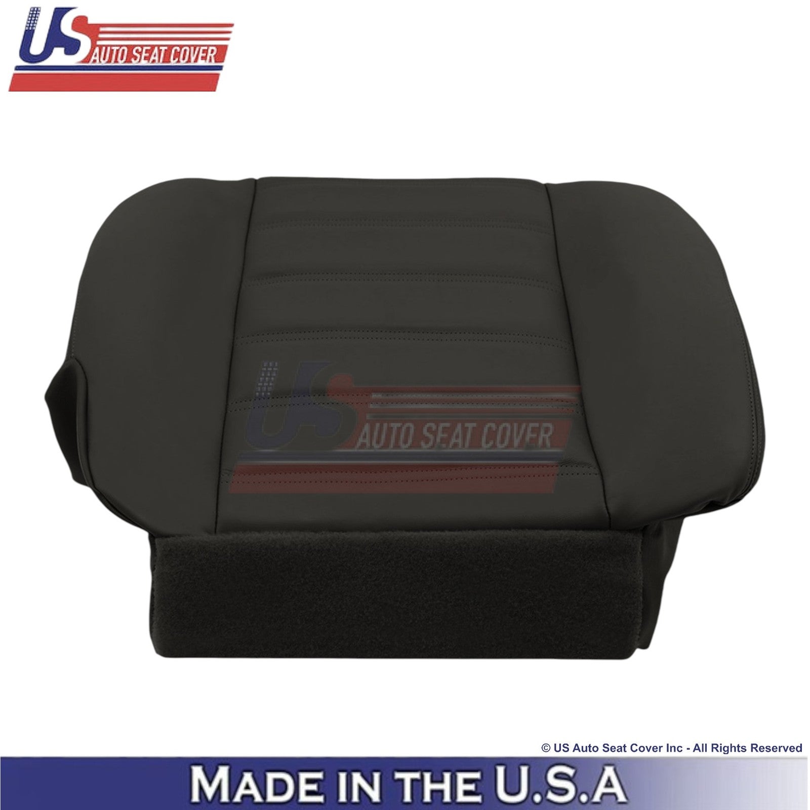 2003-2007 For Hummer H2 Genuine Leather Passenger Replacement Covers Ebony Black
