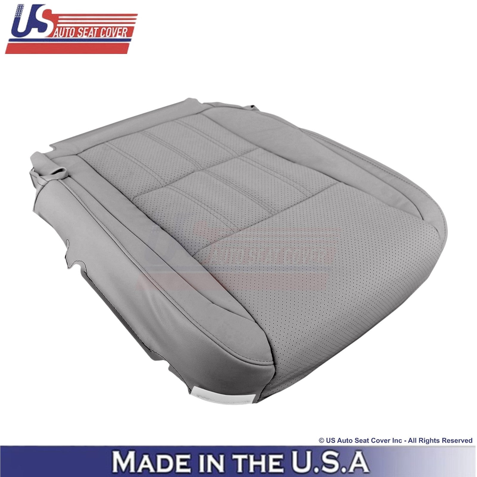 2016-2018 Fits Lexus ES 350 Leatherette Front Replacement Covers Stratus Gray