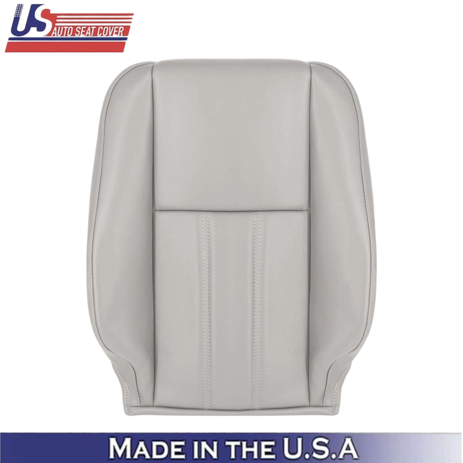 2008-2016 For Chrysler Town & Country Leatherette Front Seat Covers Light Shale
