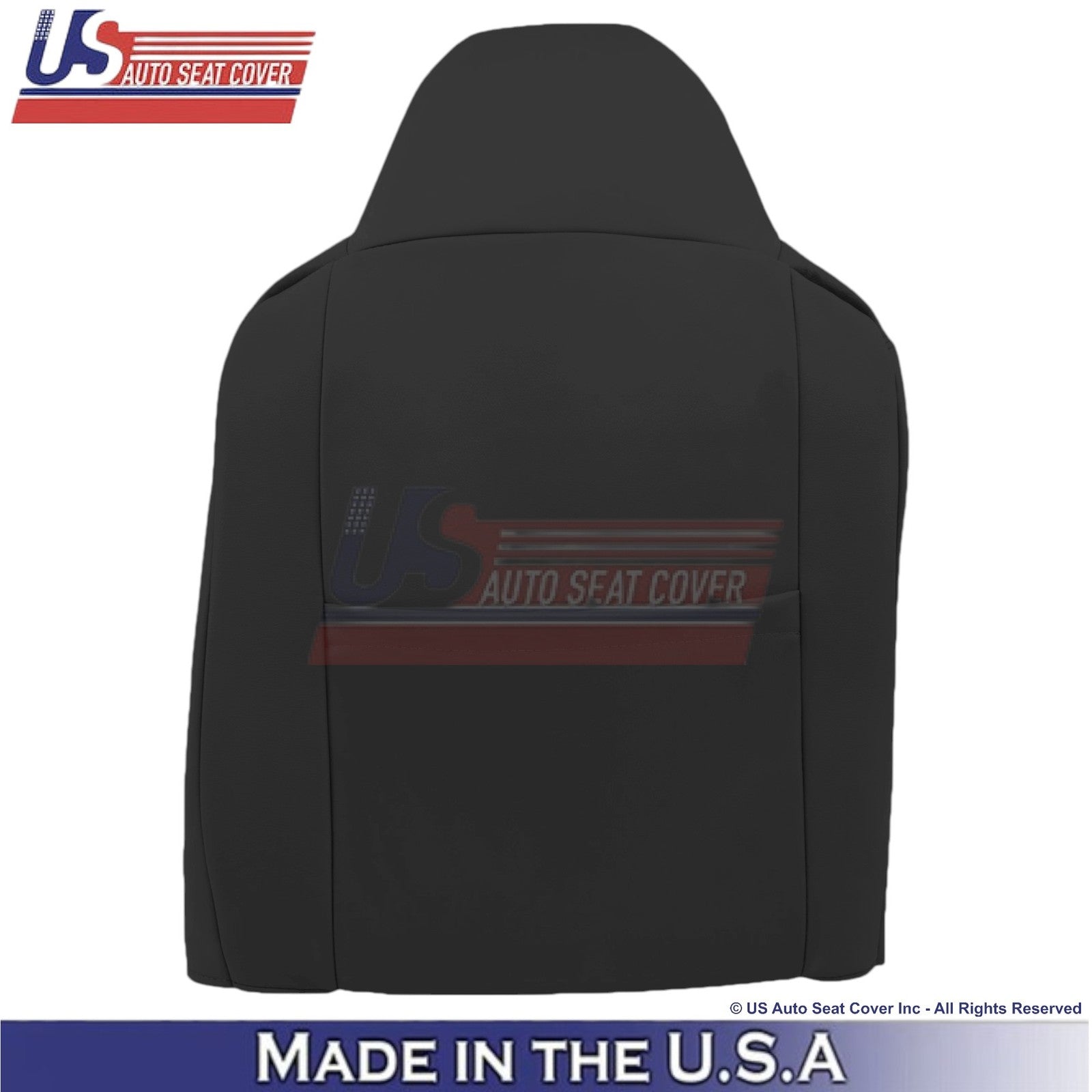 2004-2007 For Ford F250 F350 Lariat Leatherette Perf Passenger Side Covers Black