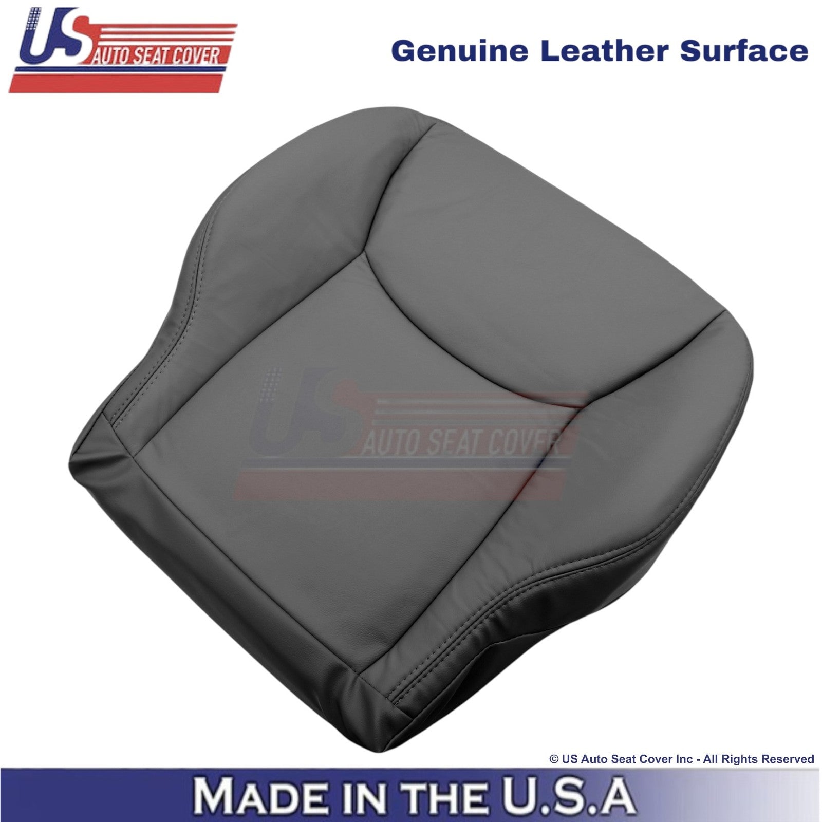 2000-2006 For Mercedes-Benz S-Class Genuine Leather Driver Bottom Cover Charcoal