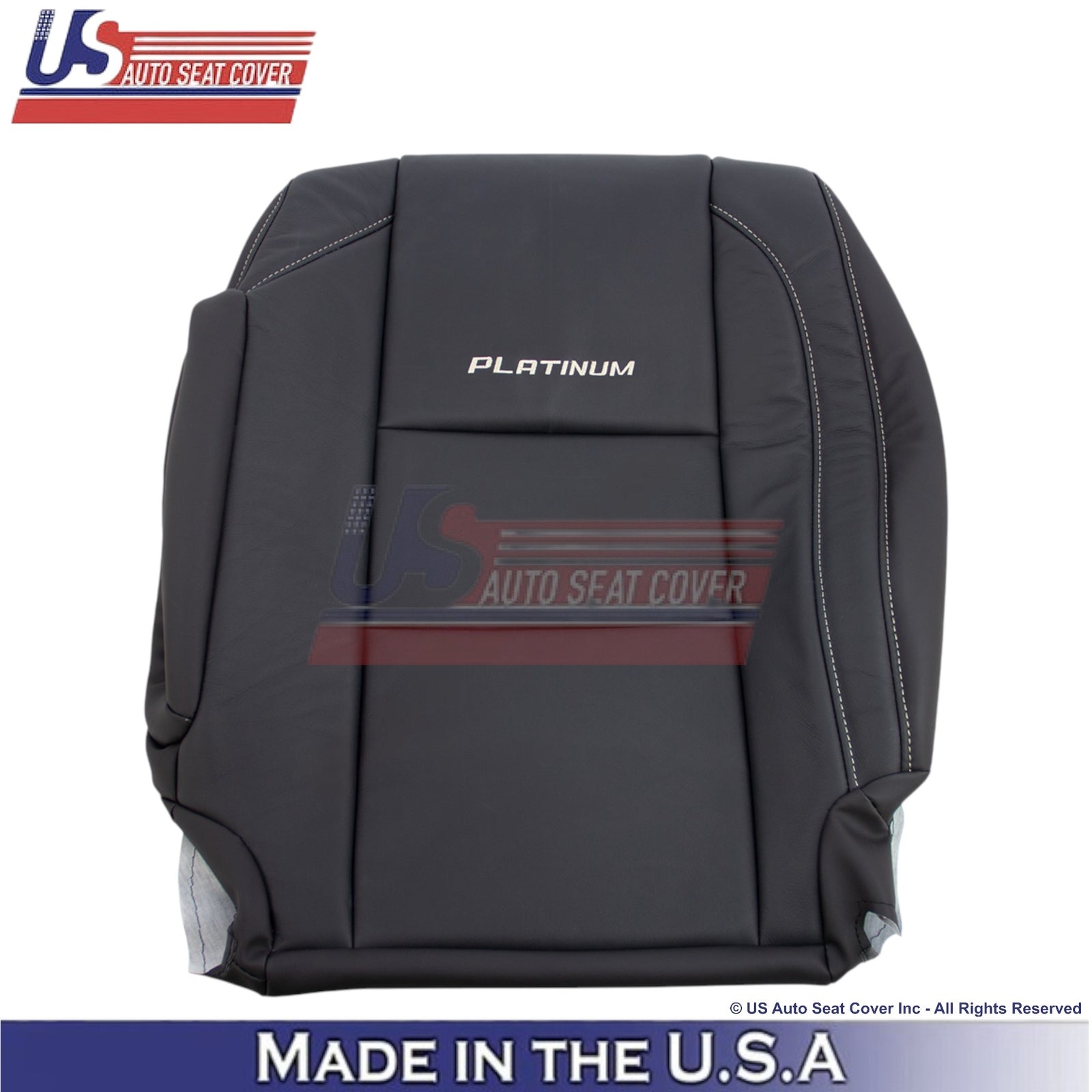 2010-2015 For Nissan Armada Platinum Genuine Leather Driver Top Cover Charcoal