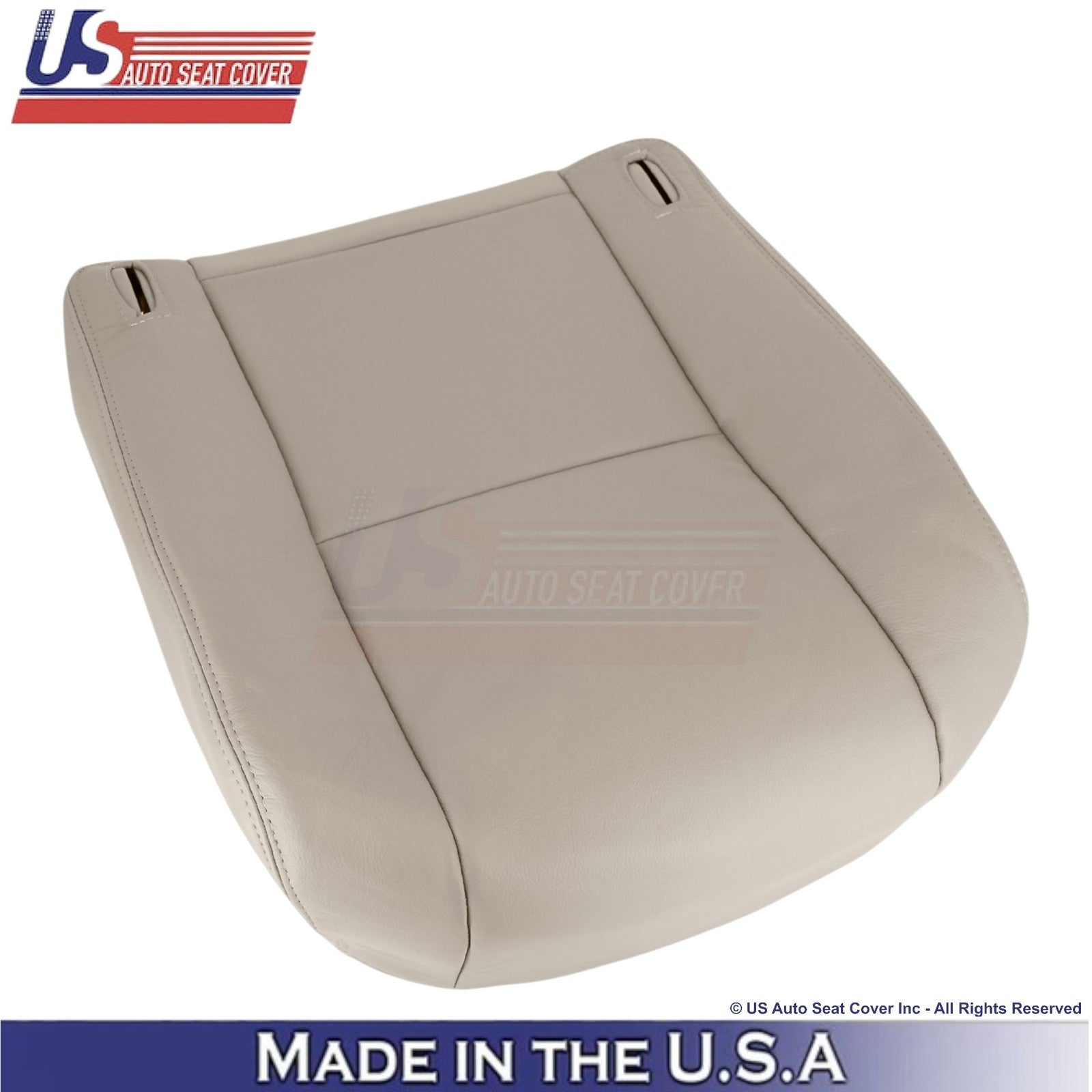 1998-2003 Fits Toyota Sienna Genuine Leather Front Bottom Seat Covers Light Oak