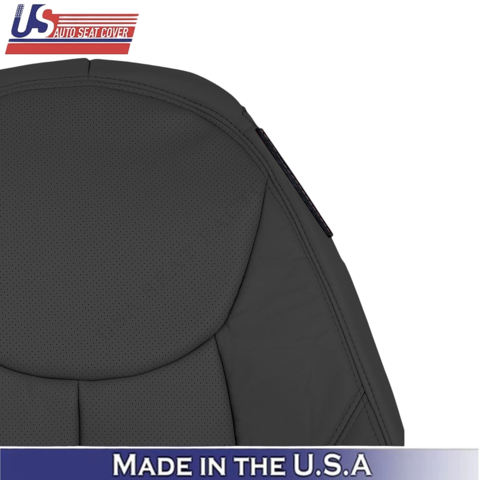 2003-2007 for Mercedes Benz R230 SL500 Front Seat Covers Genuine Leather Black