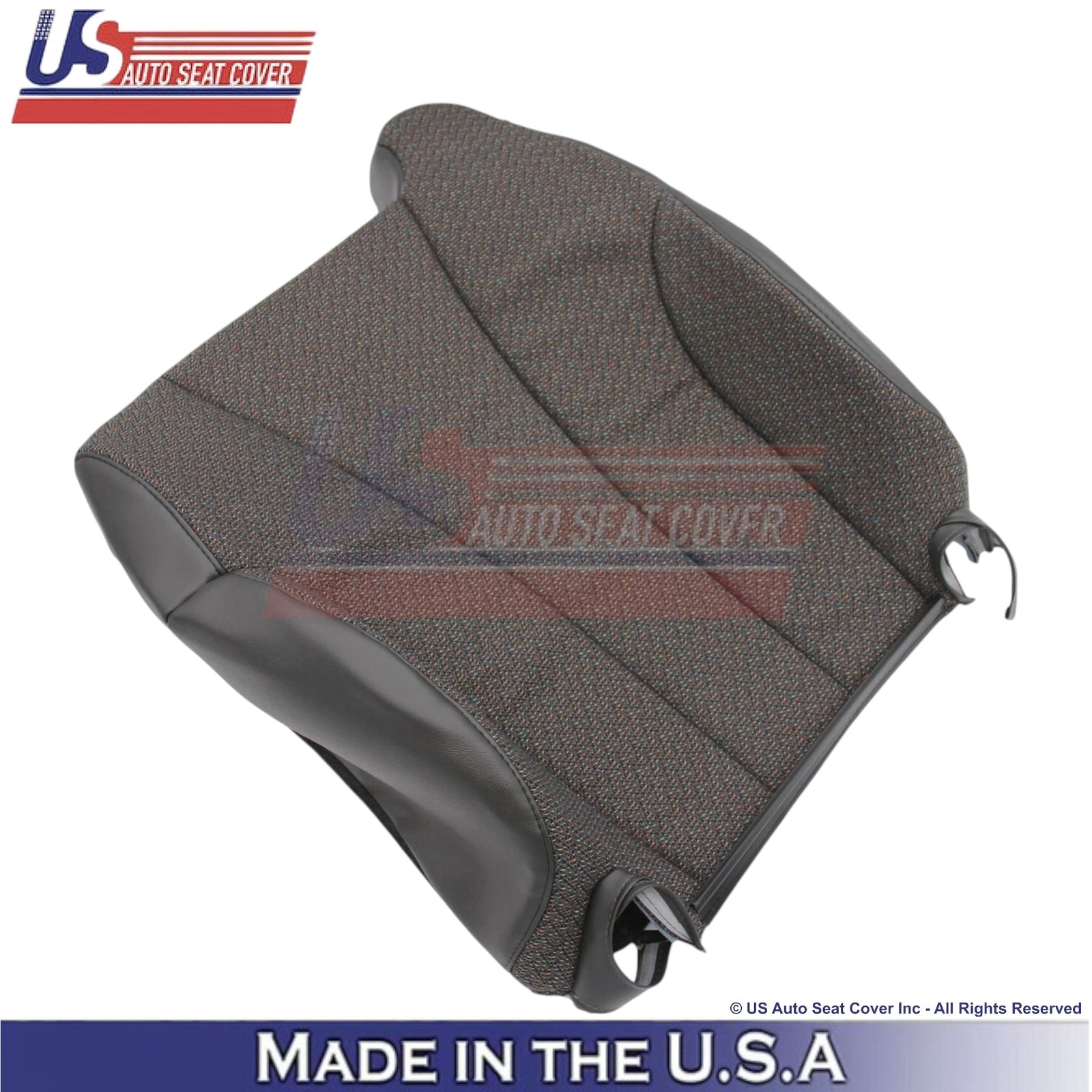 1999-2002 For Chevy Silverado 1500 2500 3500 Cloth Front Seat Covers Graphite