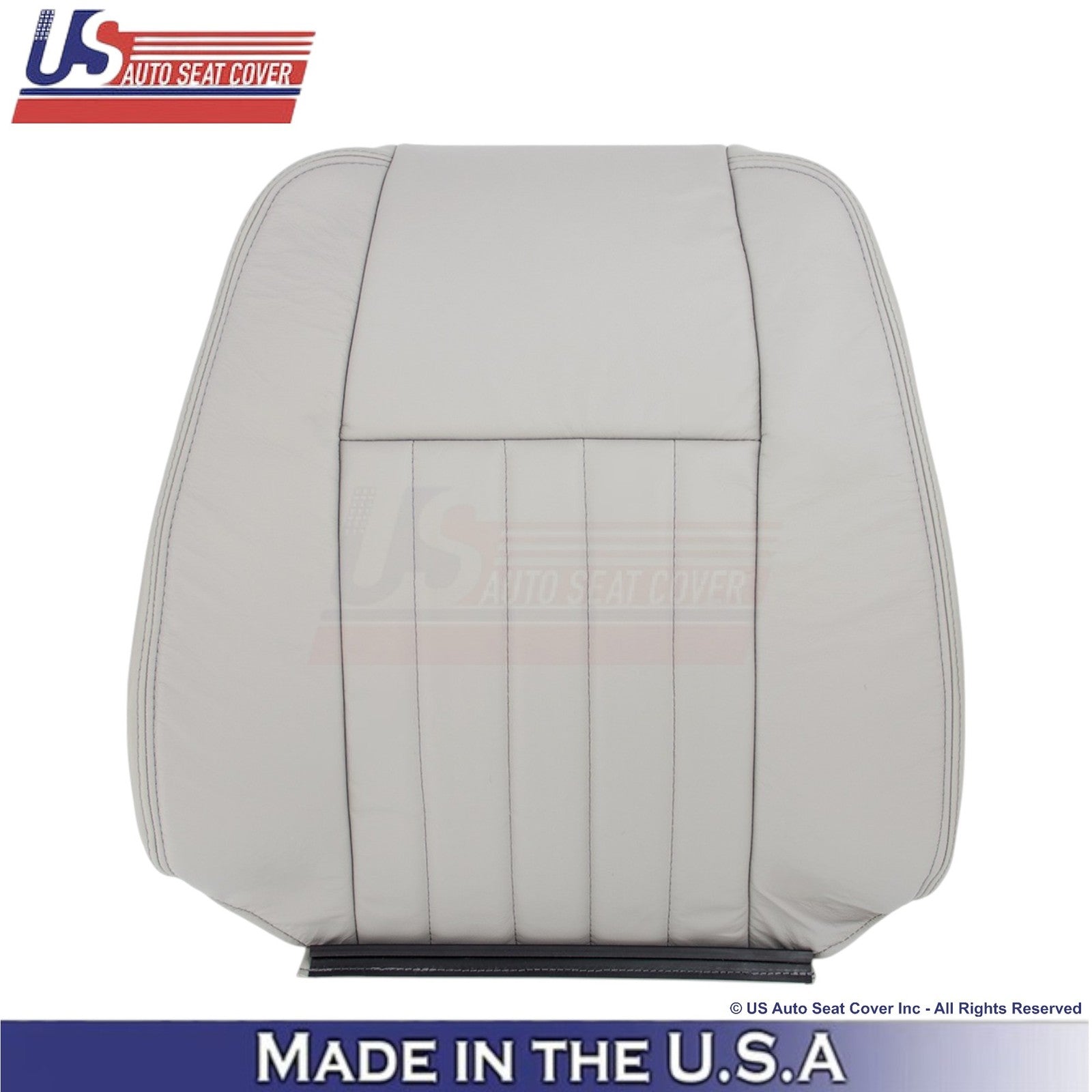 2005-2007 Fits Jeep Liberty Limited Front Genuine Leather Covers Light Graystone