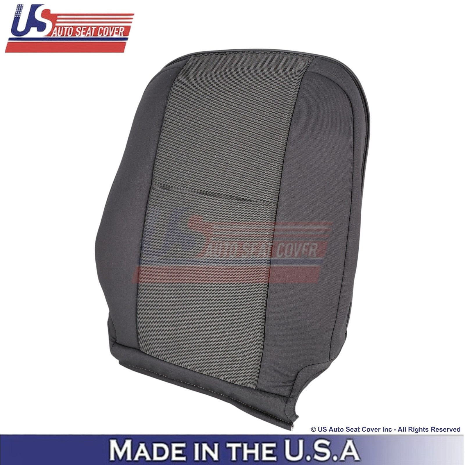 2007-2011 Fits Toyota FJ Cruiser Cloth Passenger Side Seat Covers Dark Graphite
