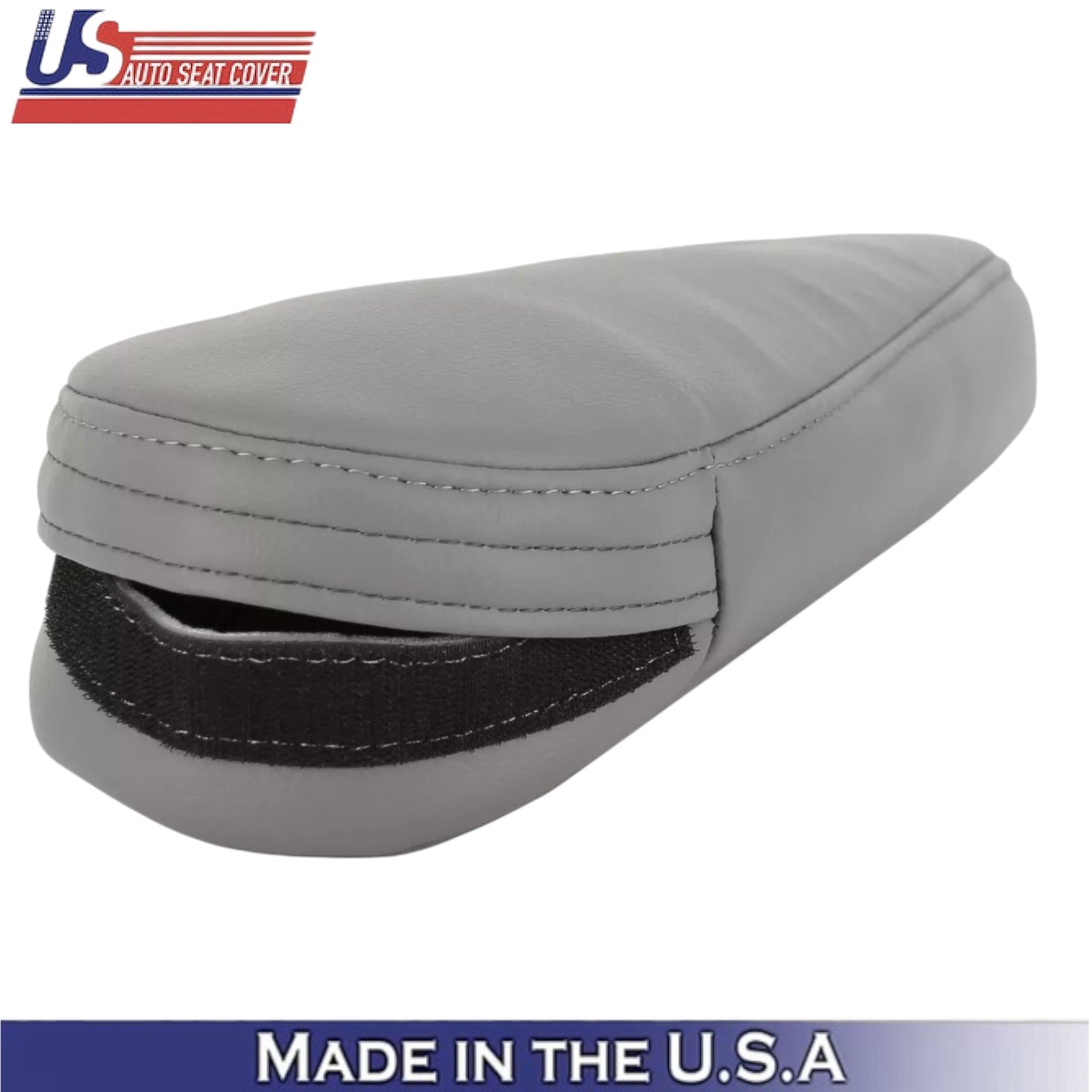 2009-2014 Ford E-Series Econoline Van Leatherette Driver Armrest Cover Gray