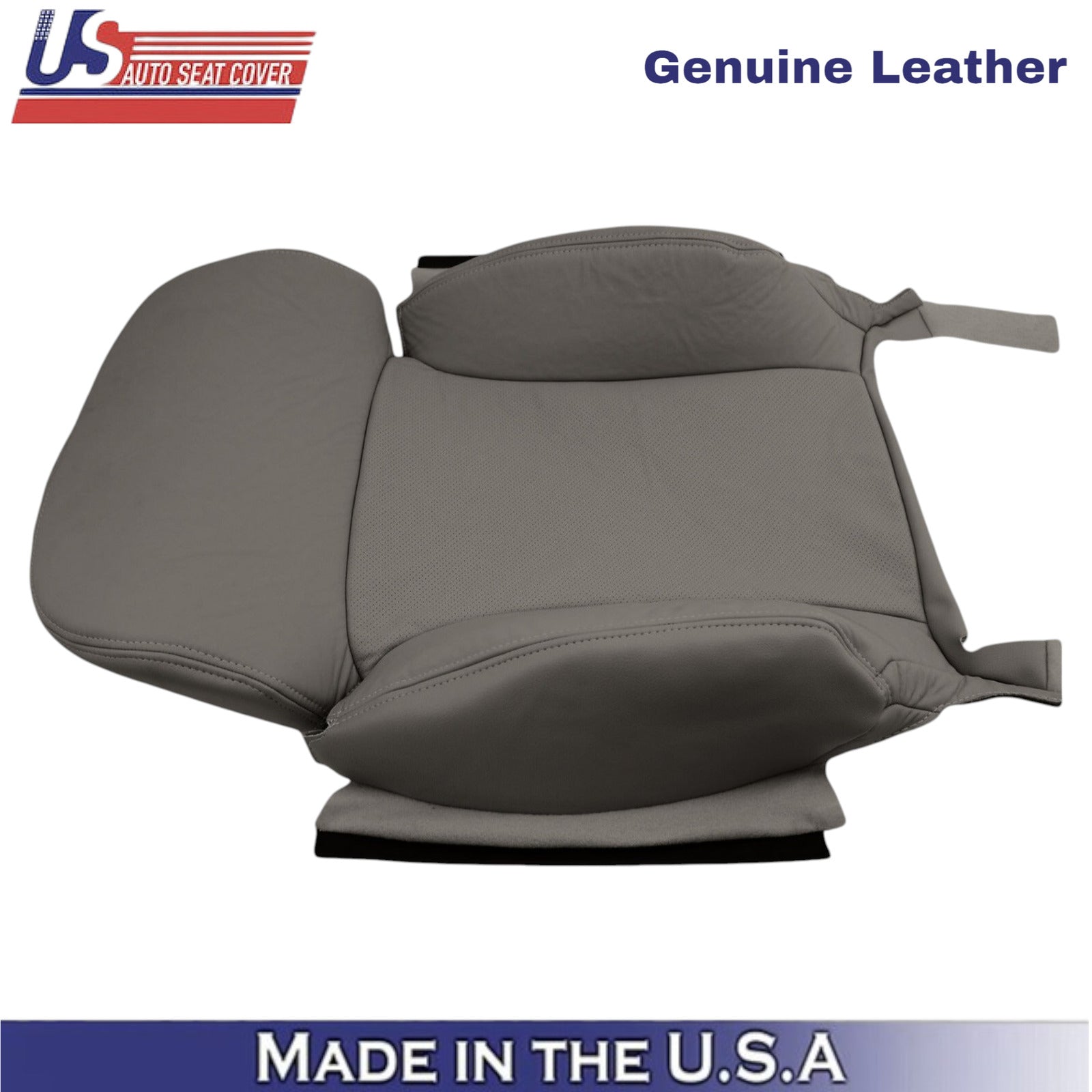 2006-2011 For Lexus GS350 GS300 Genuine Leather Driver Top Seat Cover Light Gray