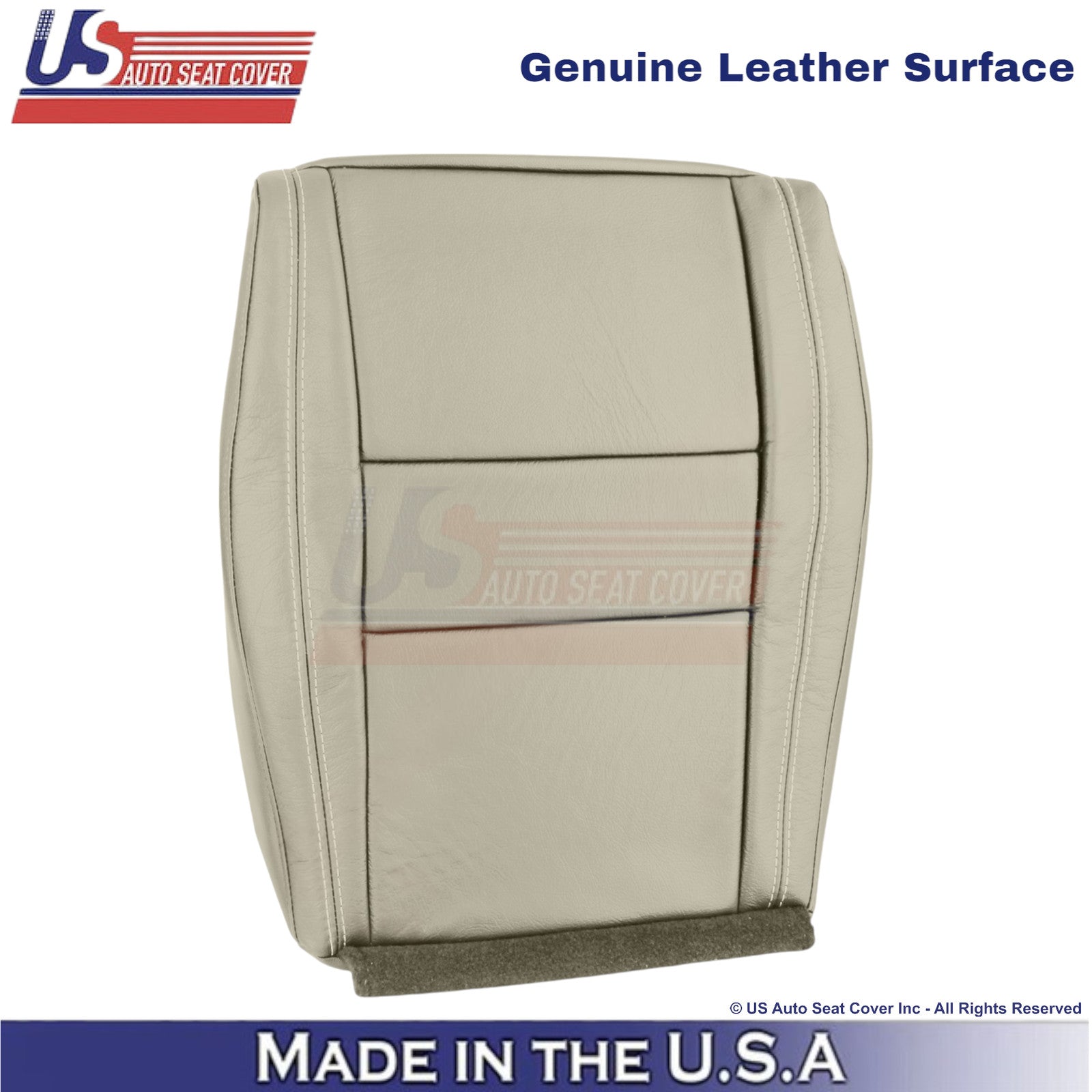 2011-2022 For Dodge Durango Genuine Leather Driver Bottom Cover Lt. Frost Beige