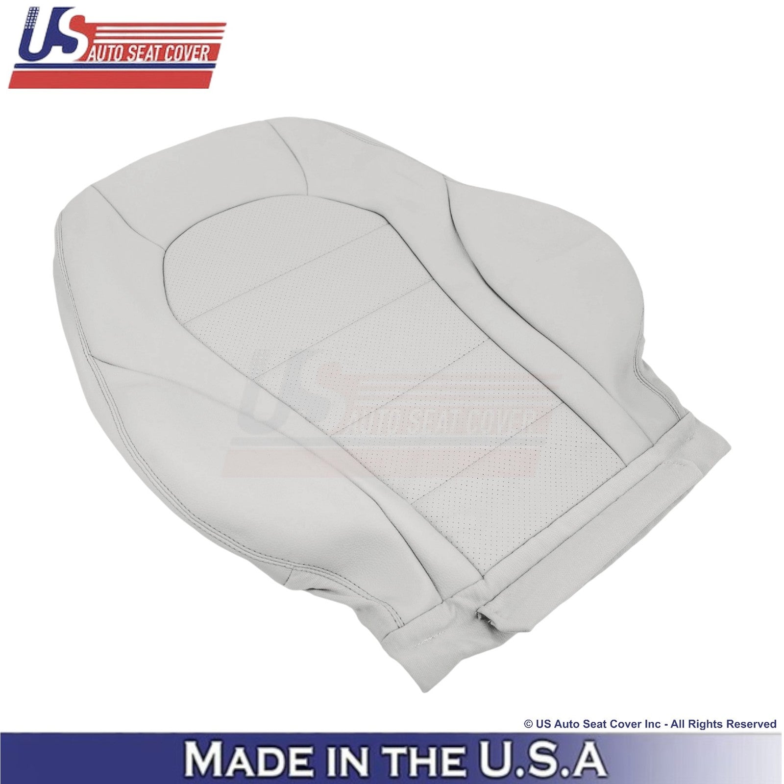 2016-2021 For Mercedes Benz GLC Class Leather Front Seat Covers Light Gray
