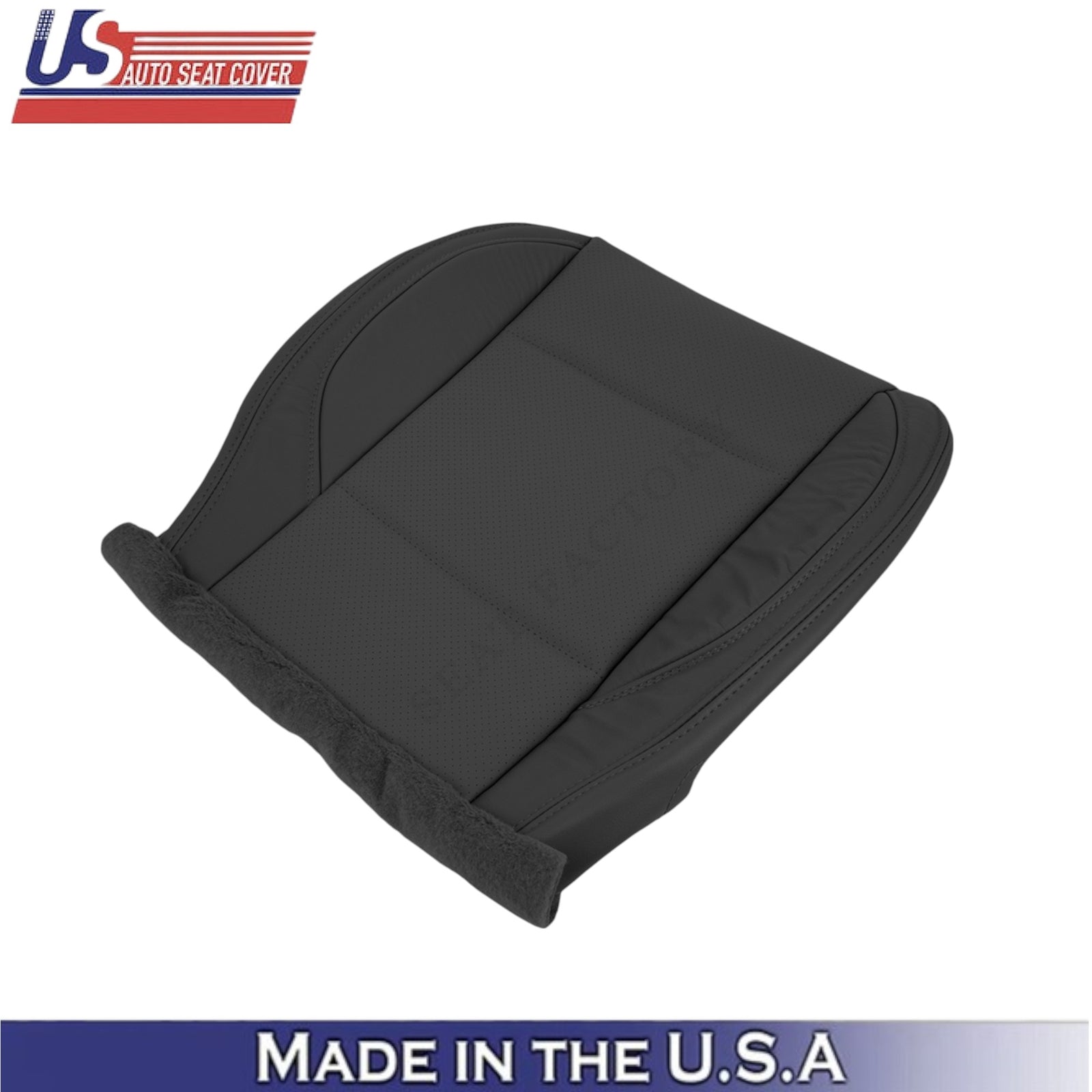 2018-2019 For Subaru Outback Leatherette Passenger Bottom Seat Cover Black