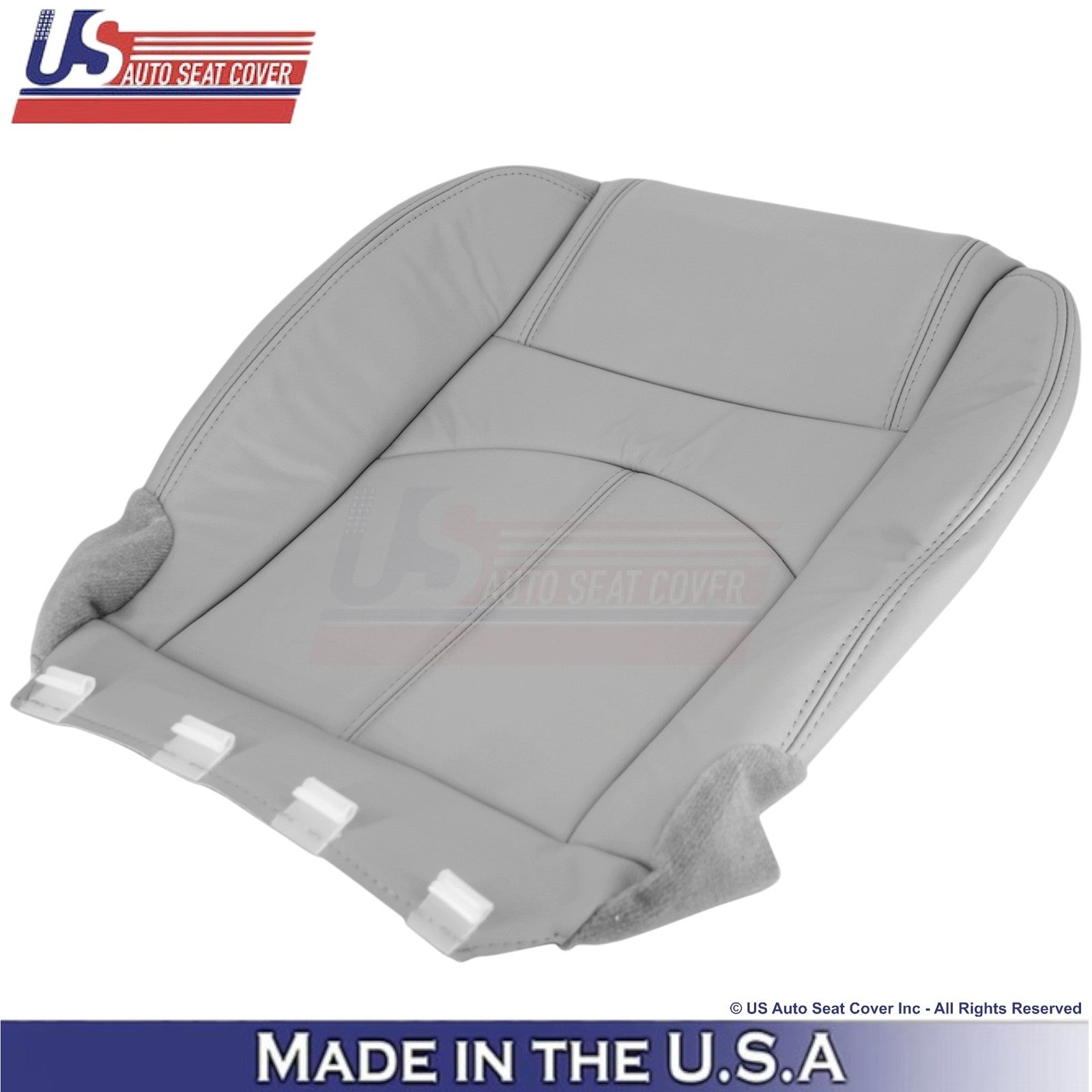 2013-2016 Fits GMC Acadia Leatherette Front Replacement Seat Covers Lt. Titanium