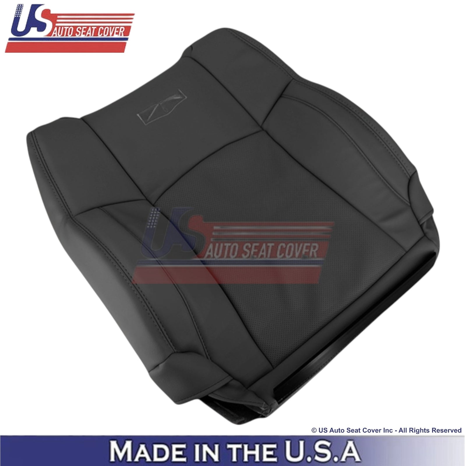 2013-2018 For Dodge Ram 1500 2500 Laramie Leatherette Front Seat Covers Black