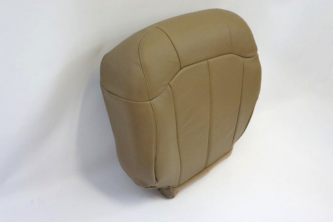 1999 2000 2001 2002 Chevy Silverado 2500 Passenger Bottom Leather Seat Cover TAN