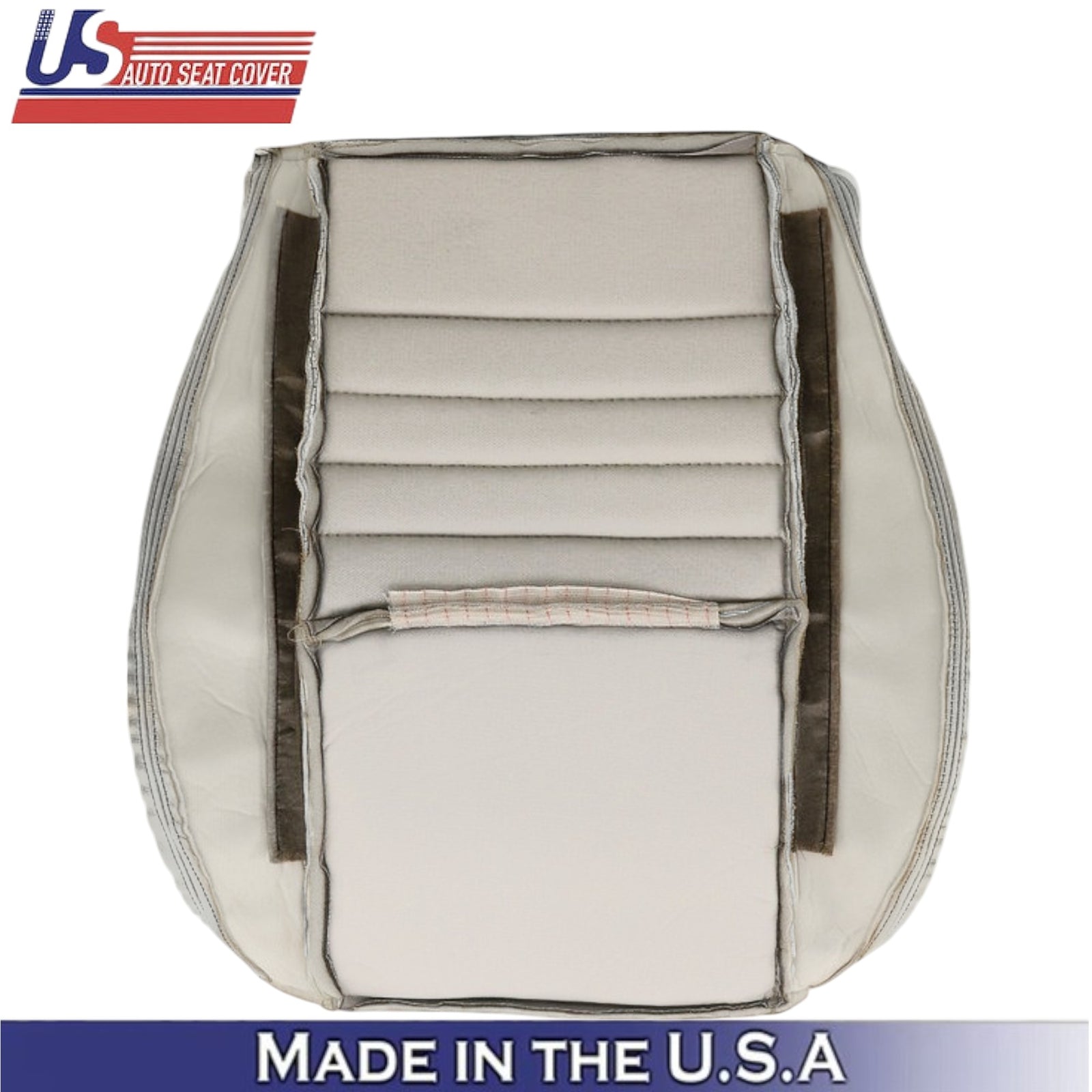 1999-2004 For Ford Mustang GT Leather Front Bottom Seat Covers Oxford White