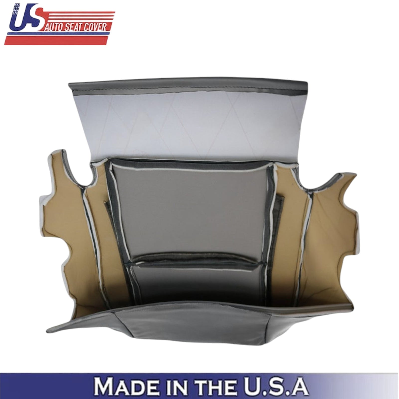 2005-2007 For Toyota Sequoia Genuine Leather Driver Bottom Cover Dark Charcoal