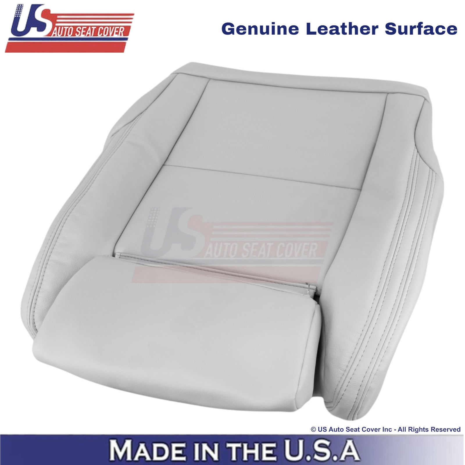 2016-2020 Fits Mercedes Benz GLA250 X156 Driver Bottom Leather Seat Cover Gray