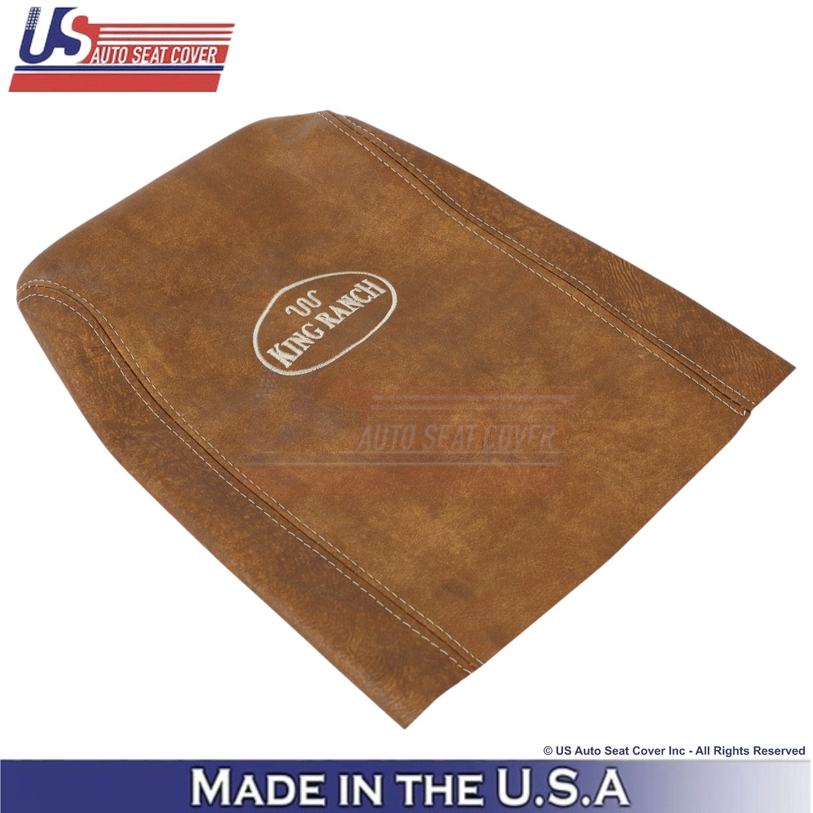 2004-2008 Ford F-150 King Ranch Genuine Leather Center Console Lid Cover